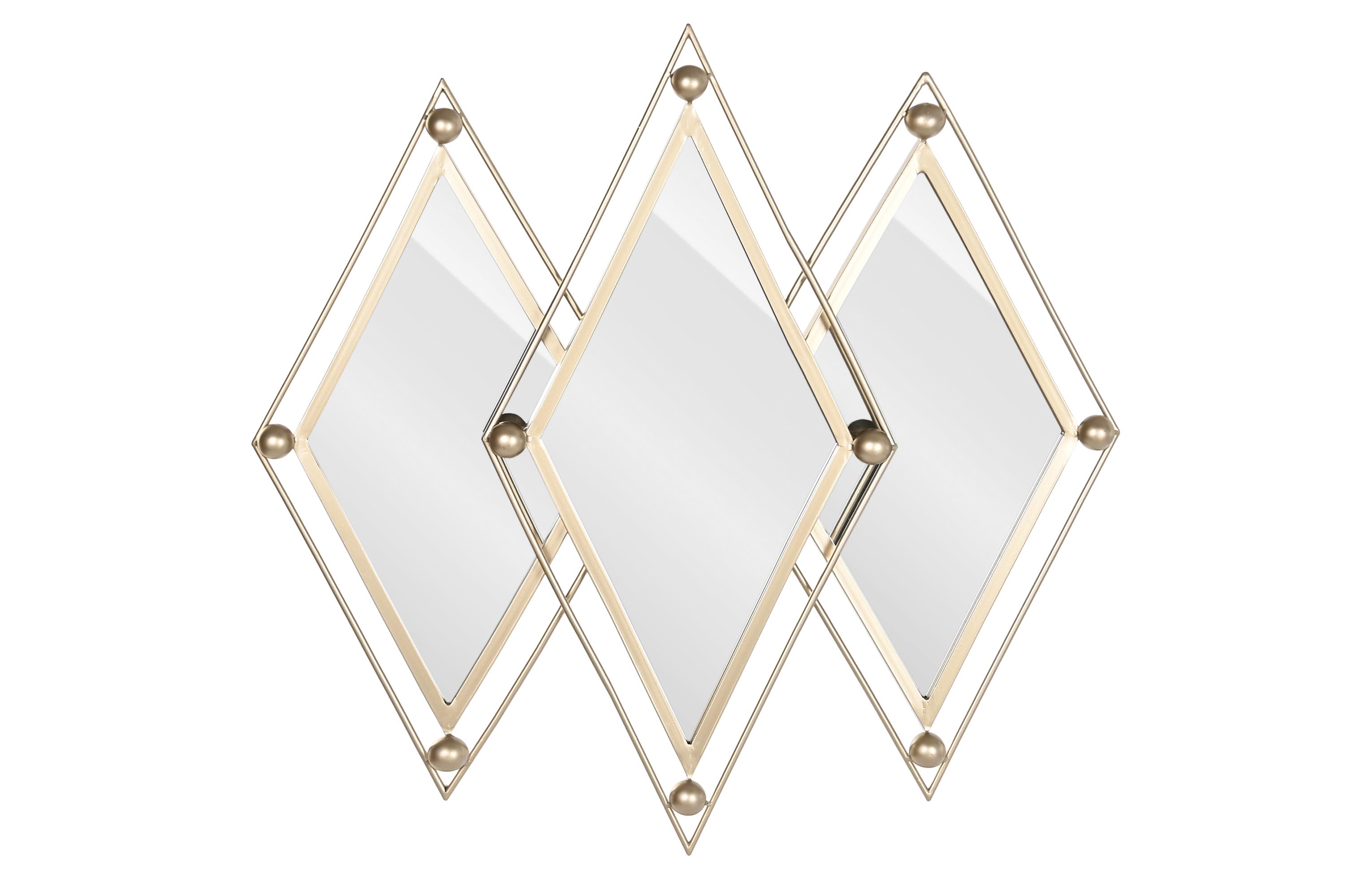 ESPEJO METAL ESPEJO 80,5X2,5X80 DORADO