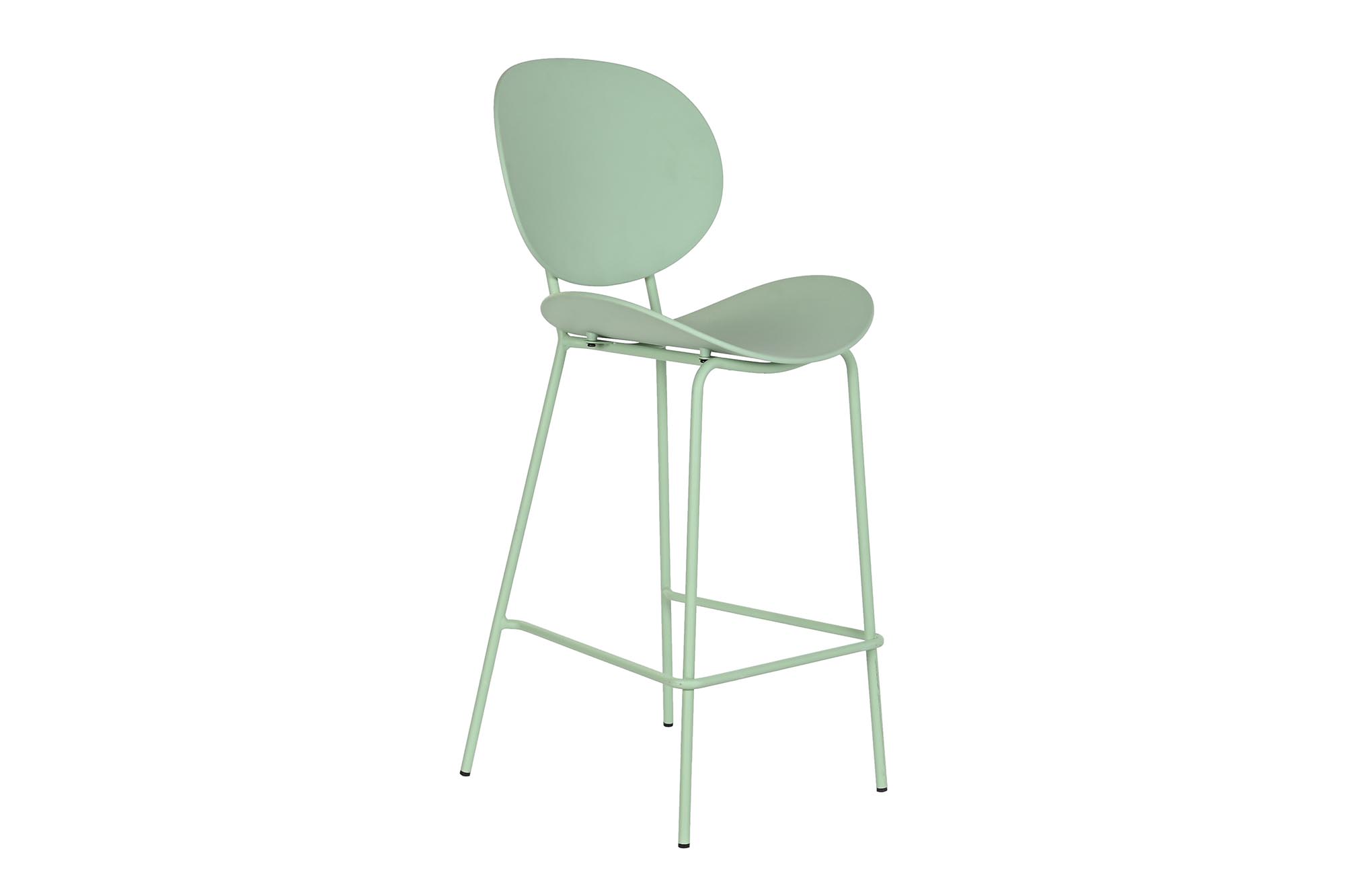 TABURETE PP METAL 50X51X104 VERDE