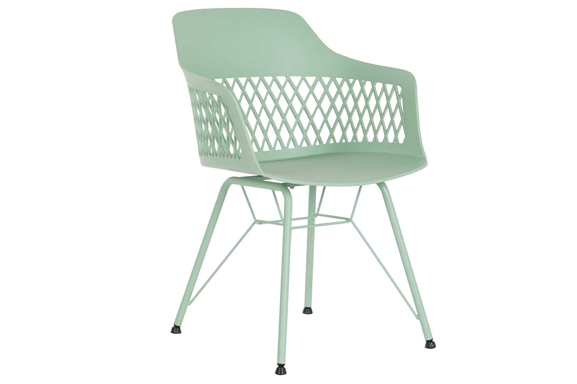 SILLA PP METAL 57X57X80,5 VERDE