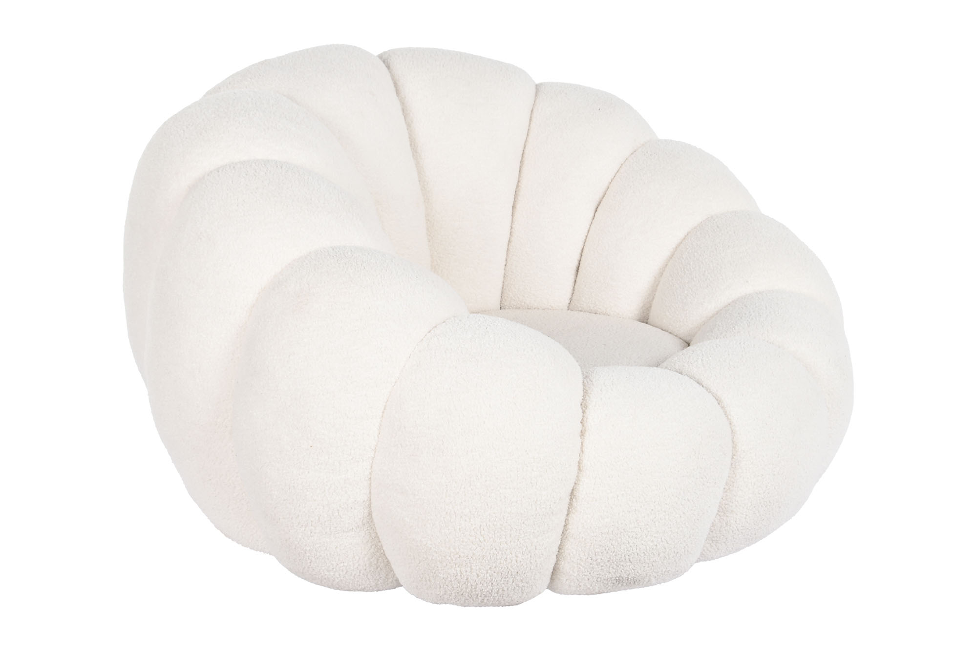 SILLON POLIESTER 98X97X62 GIRATORIO BORREGUITO