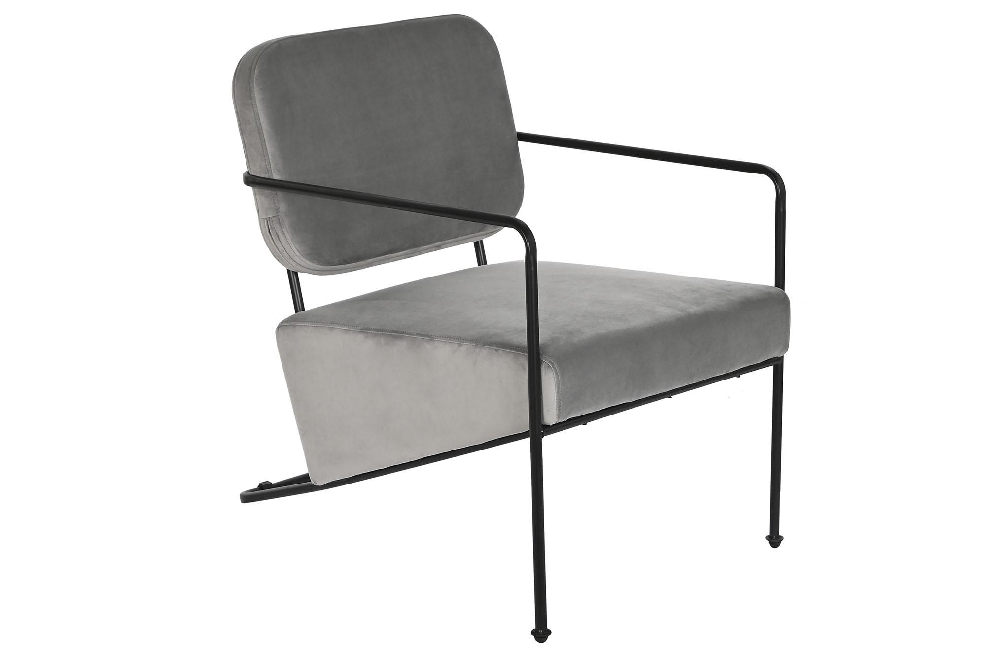 BUTACA POLIESTER METAL 55X71X72 GRIS