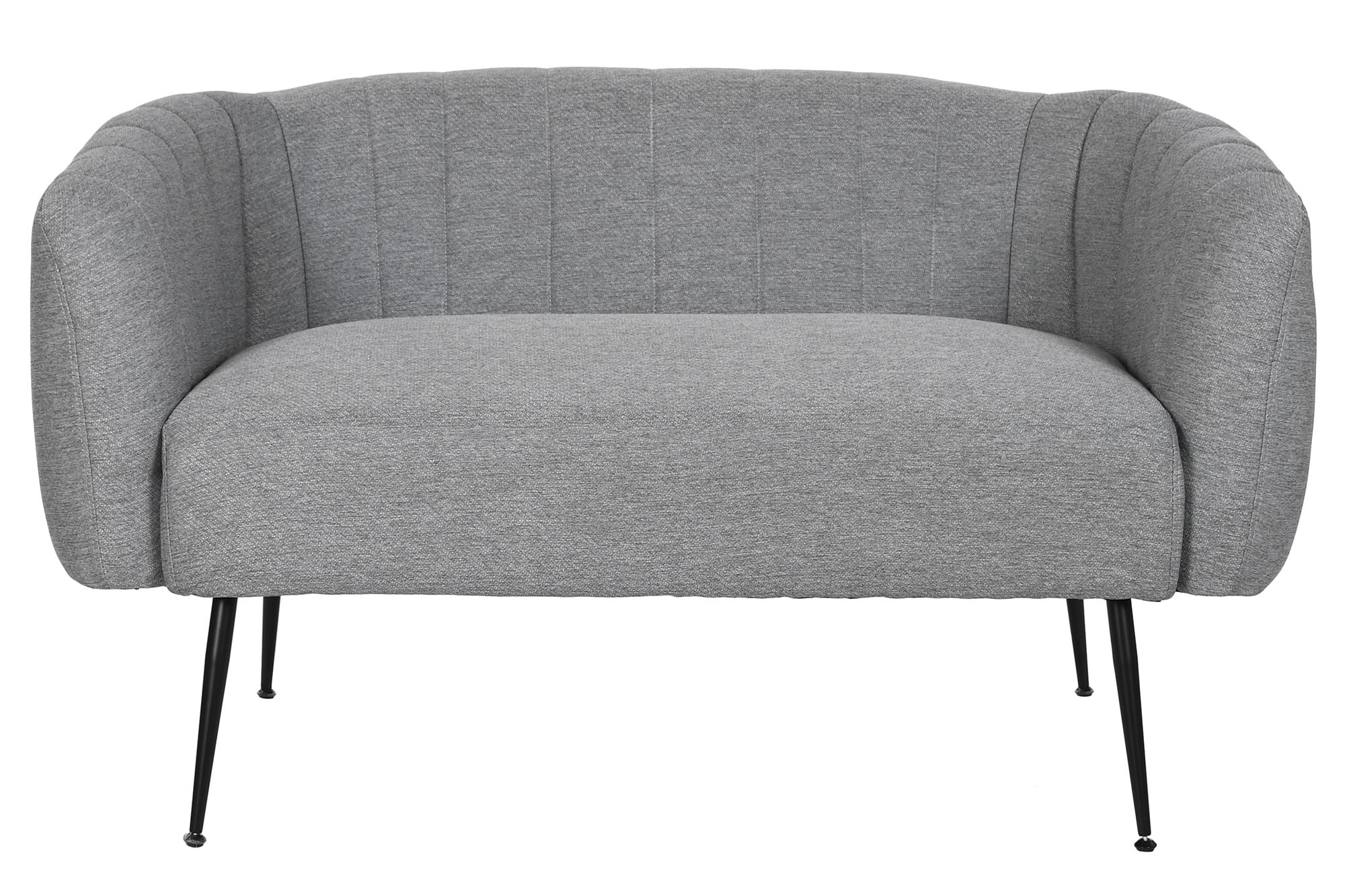 SOFA POLIESTER METAL 129X75X73 GRIS