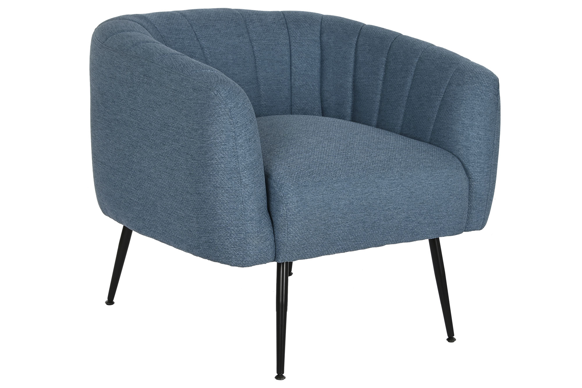SILLON POLIESTER METAL 81X75X73 AZUL