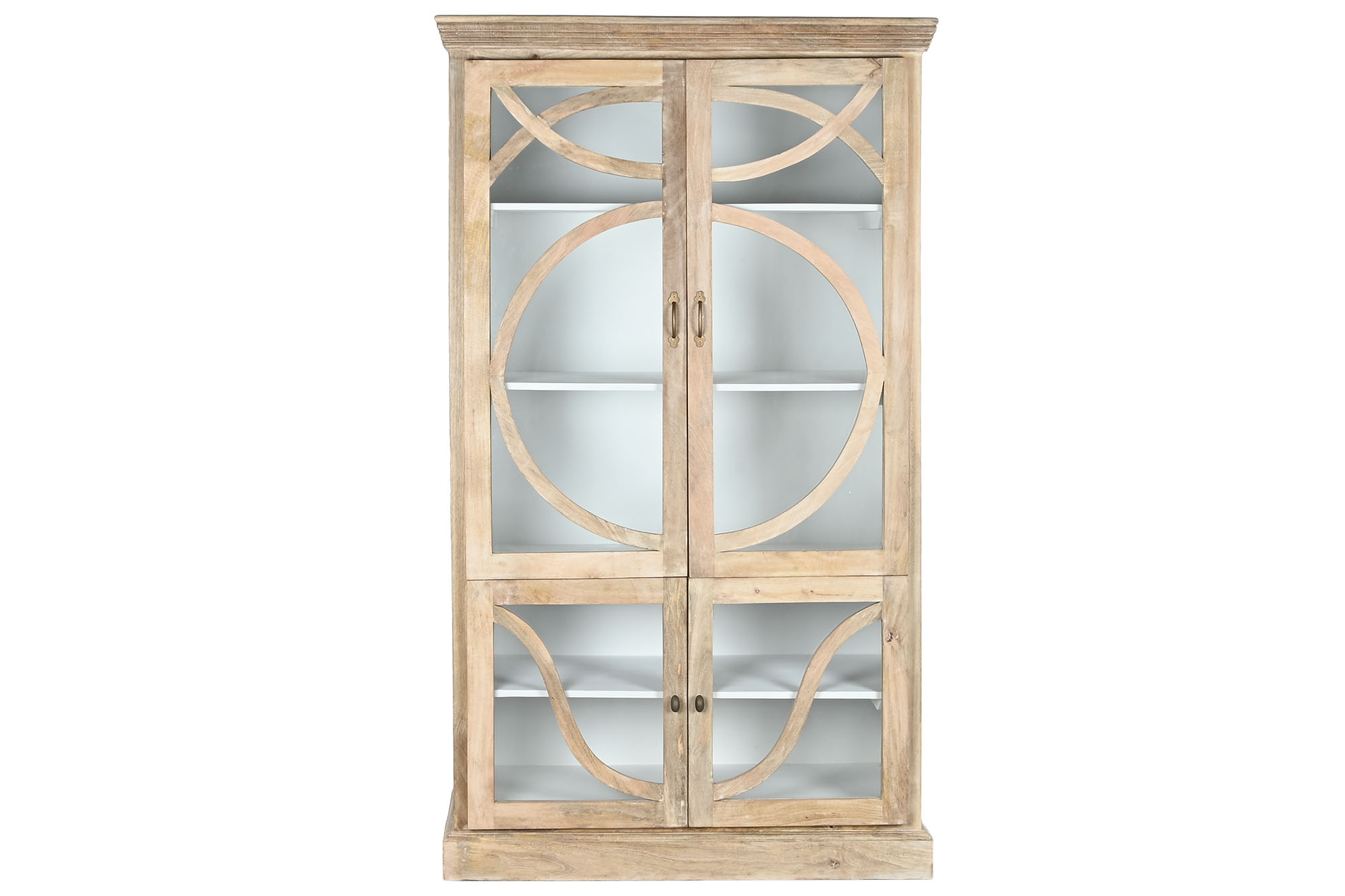 VITRINA MADERA MACIZA MANGO 120X50X206 DECAPE