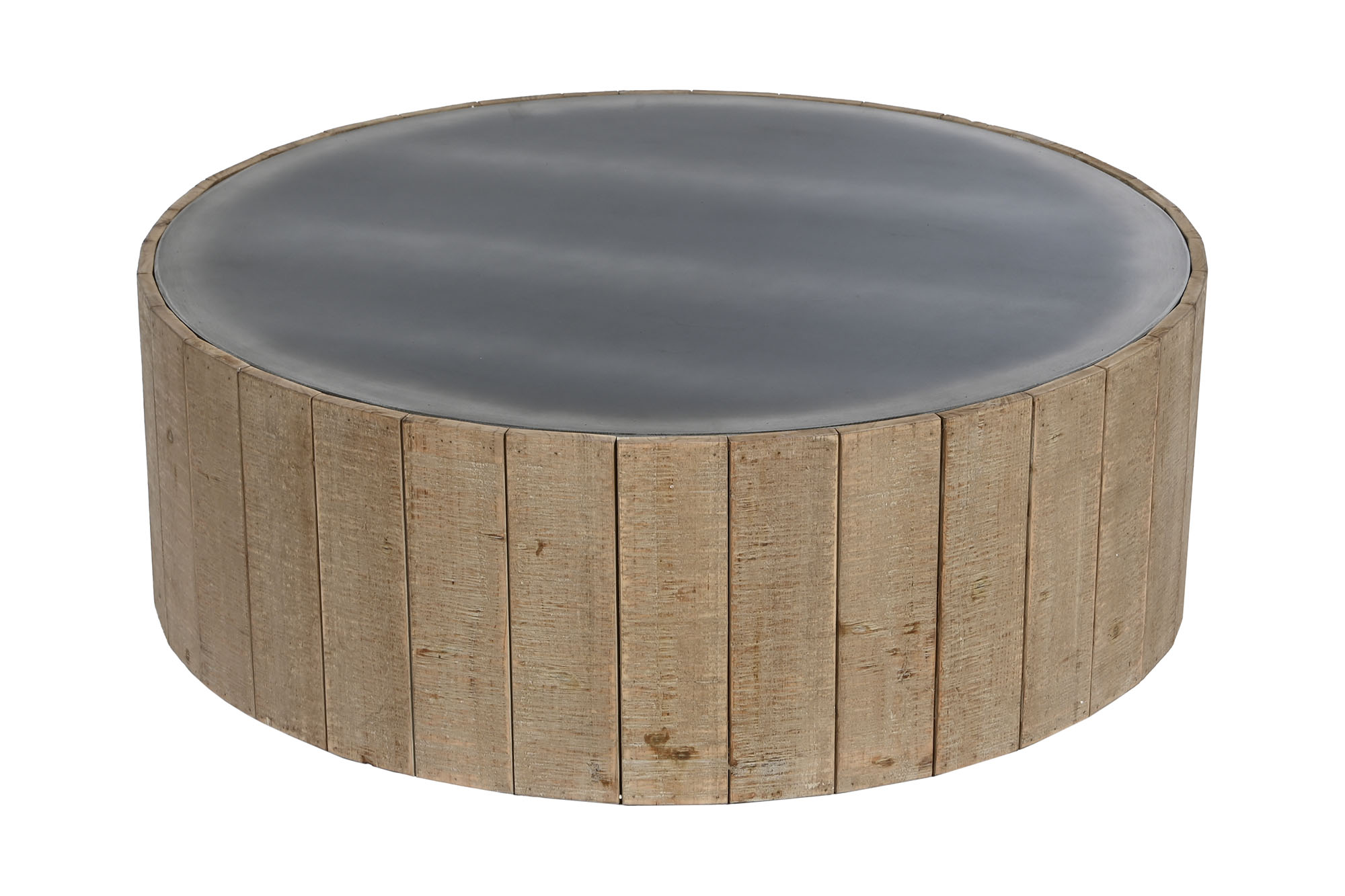 MESA CENTRO ABETO MDF 90X90X30 NATURAL