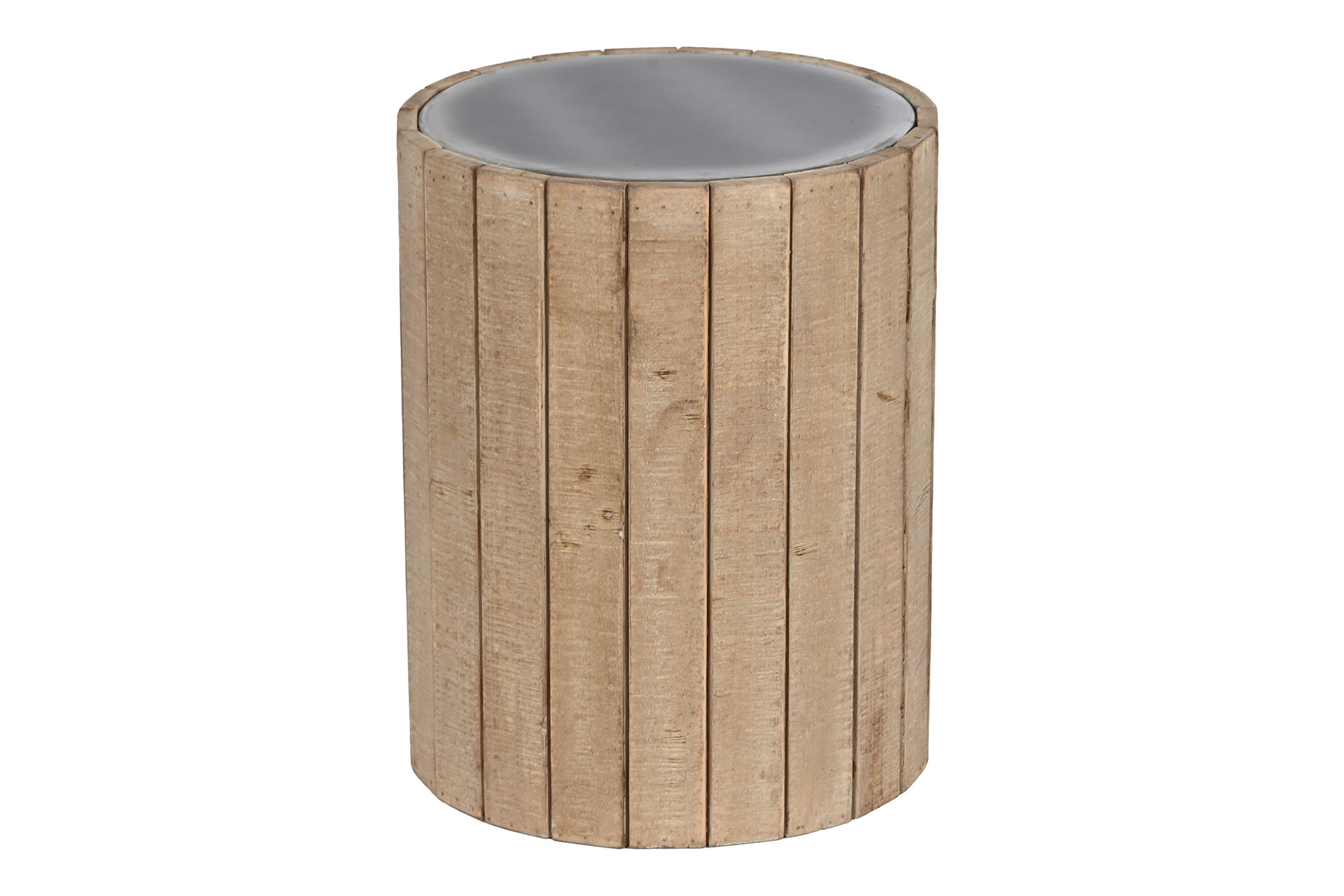 MESITA AUXILIAR ABETO MDF 36X36X45 NATURAL