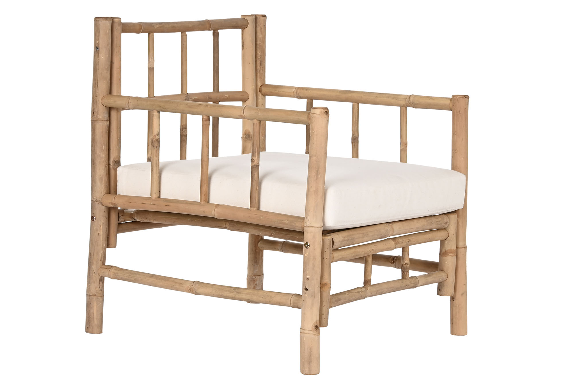 SILLON BAMBU 70X70X81 CON COJIN DESENFUNDABLE