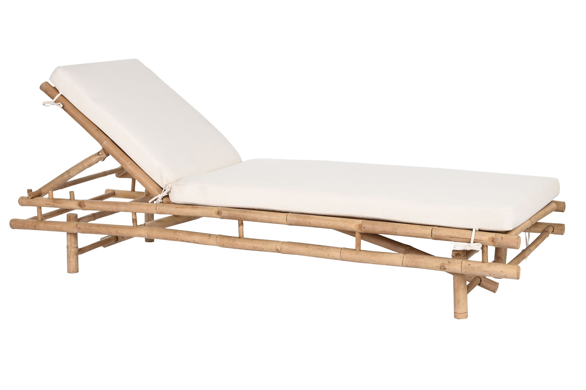 TUMBONA BAMBU 211X75X36 CON COJIN DESENFUNDABLE