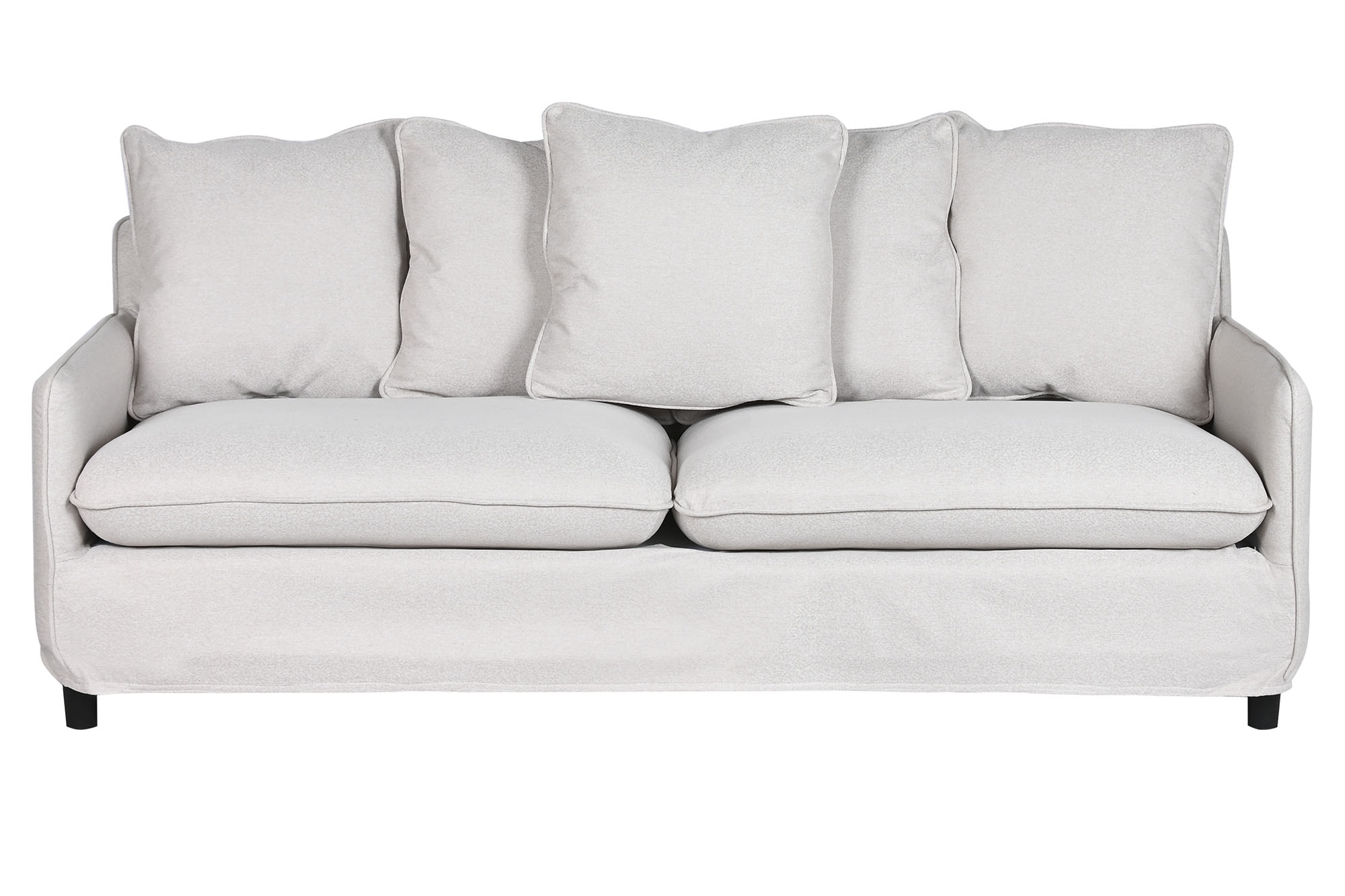 SOFA POLIESTER 196X85X90 DESENFUNDABLE BEIGE