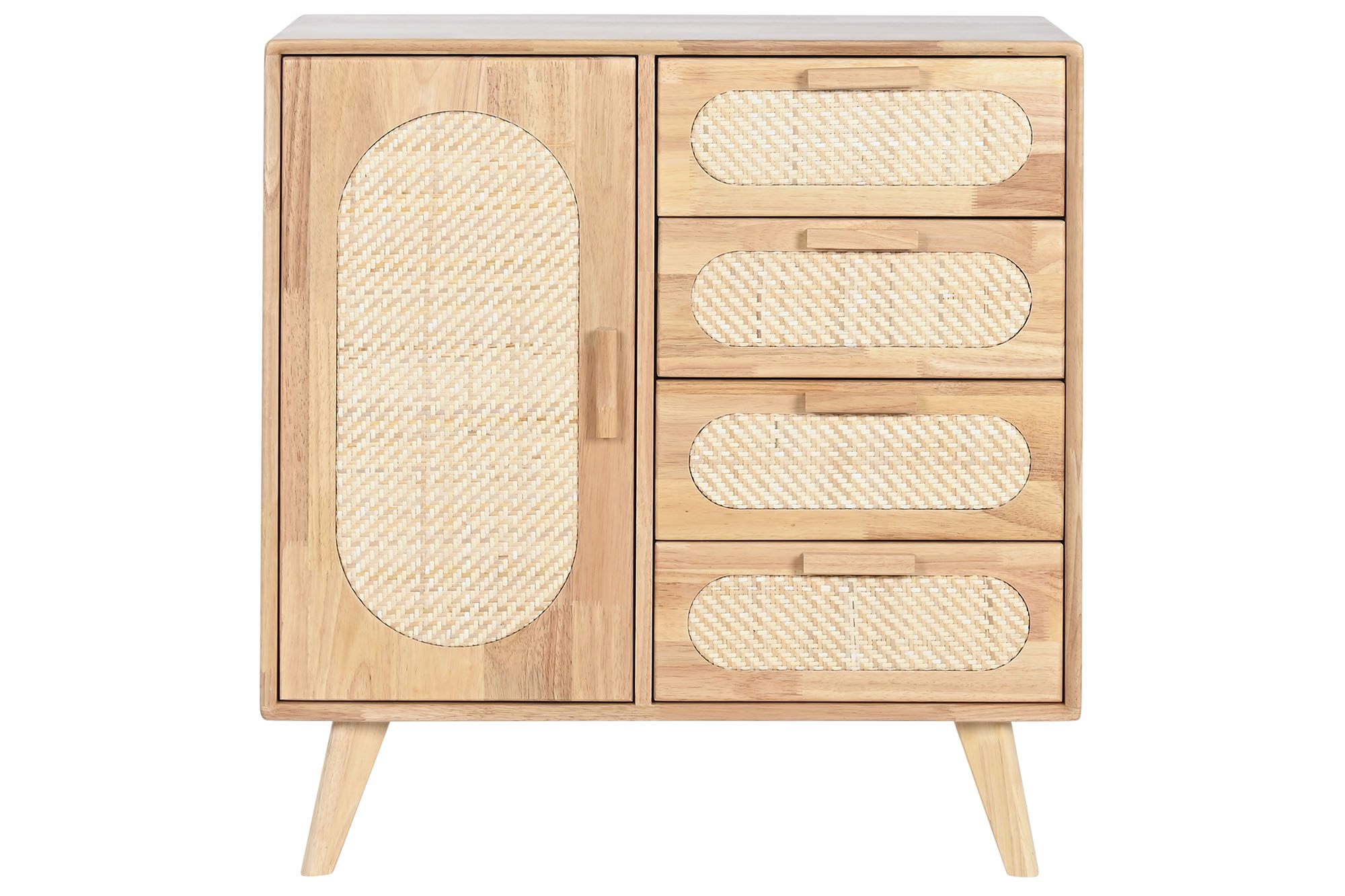 BUFFET RUBBERWOOD RATAN 73,5X35X78 NATURAL