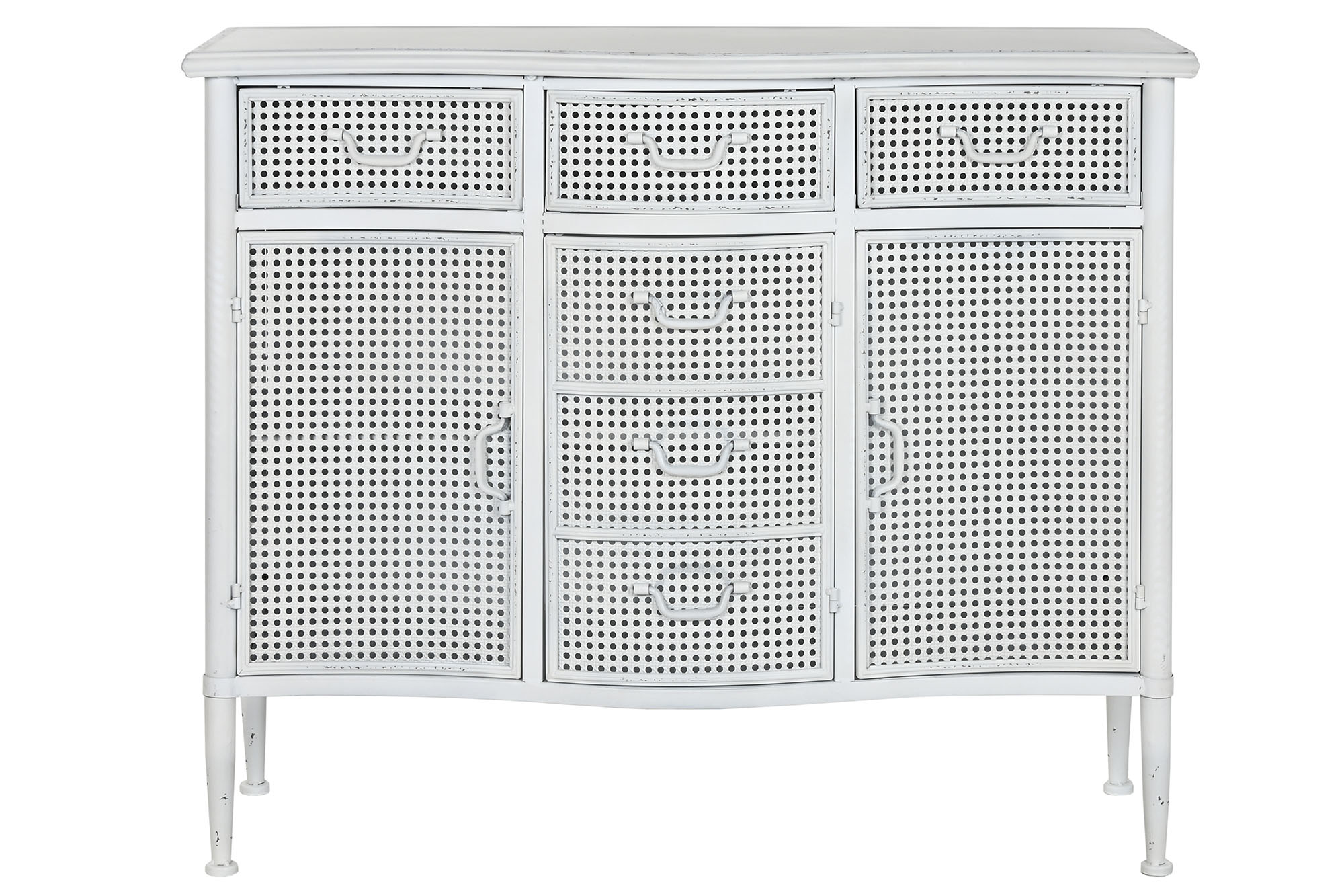 BUFFET METAL 101X42X85 BLANCO