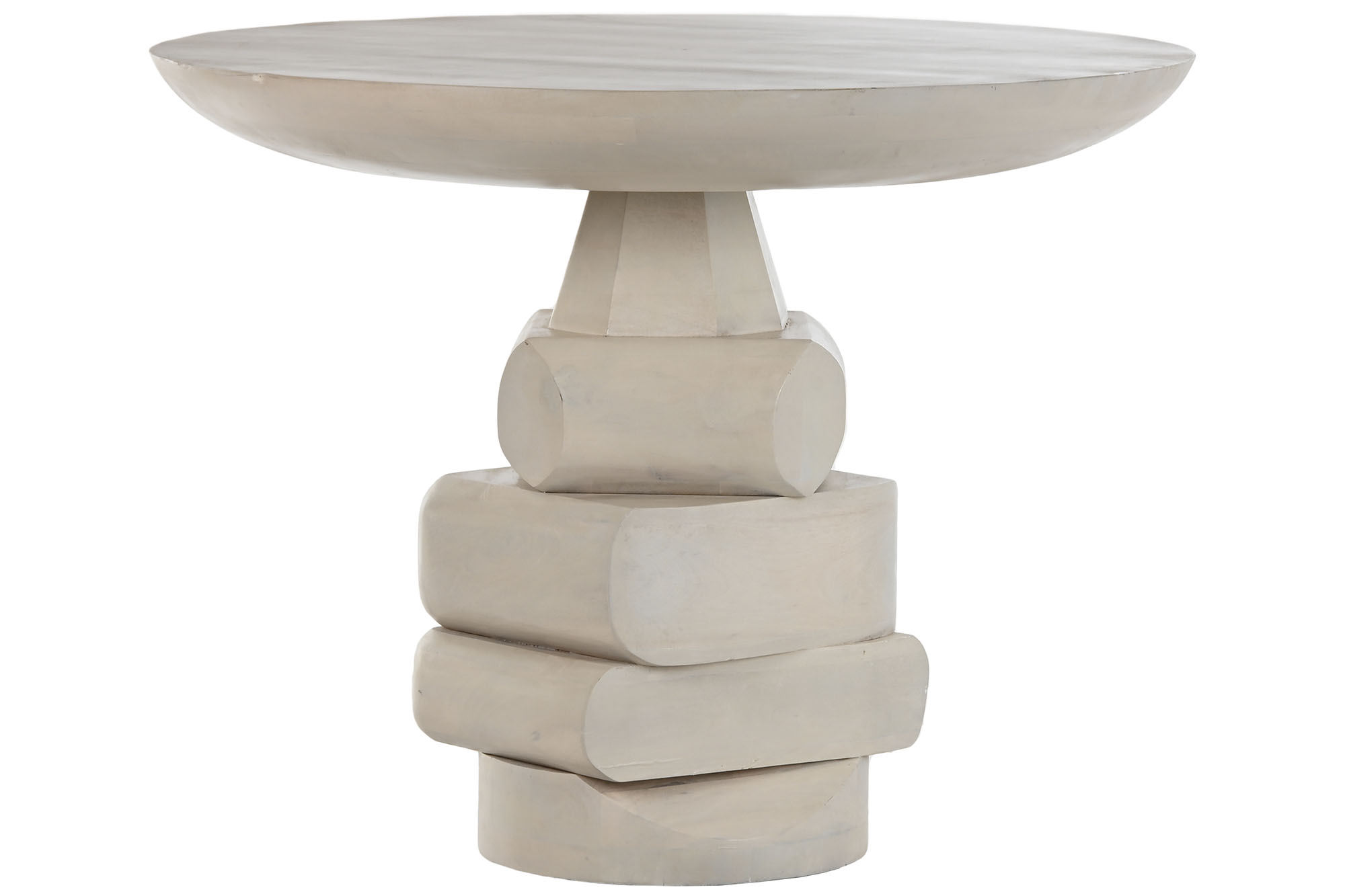 MESA REDONDA COMEDOR MANGO 100X100X76