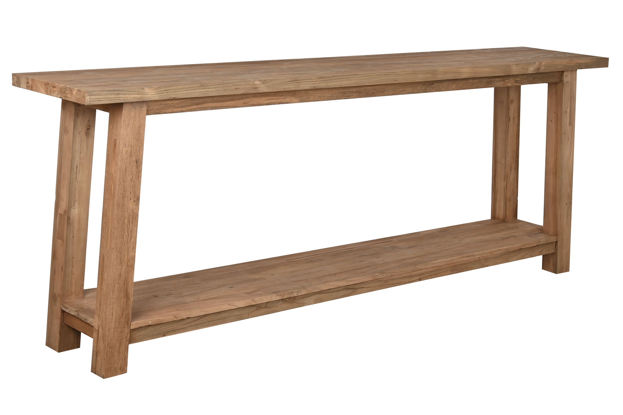 CONSOLA TECA RECICLADA 240X45X91,5 NATURAL NATURAL