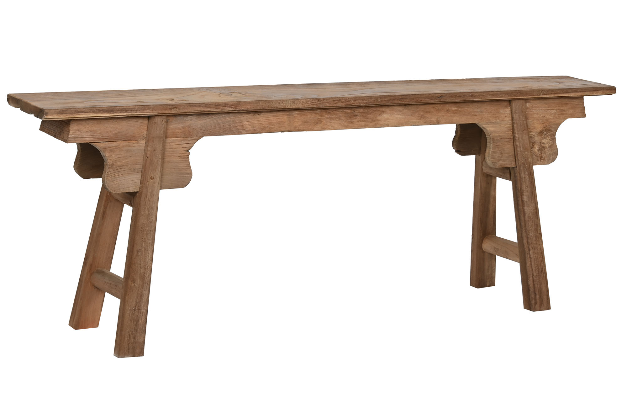 DESCALZADORA TECA RECICLADA 140X18X50 NATURAL