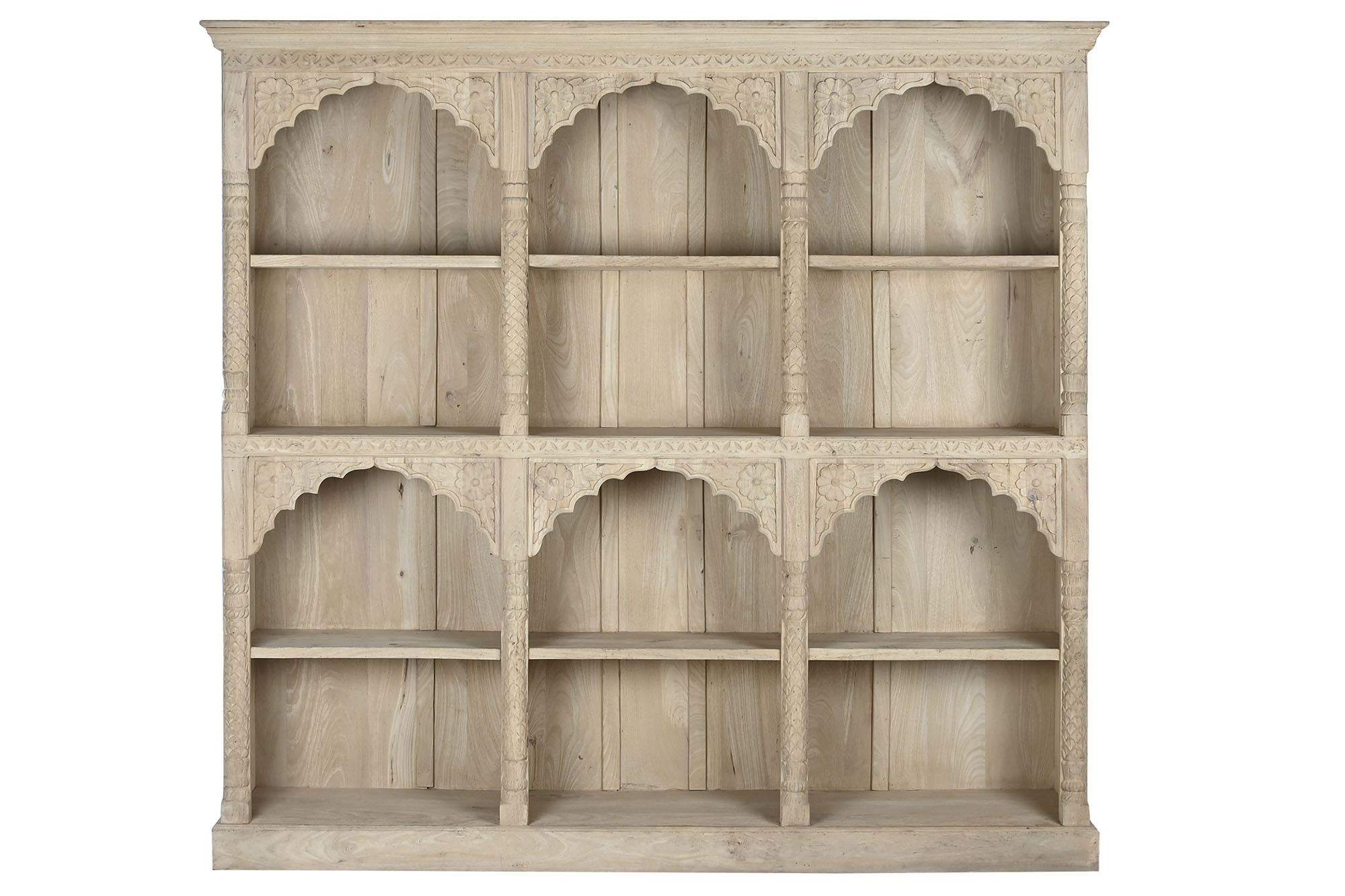ESTANTERIA MADERA 204X38X196 TALLADA A MANO