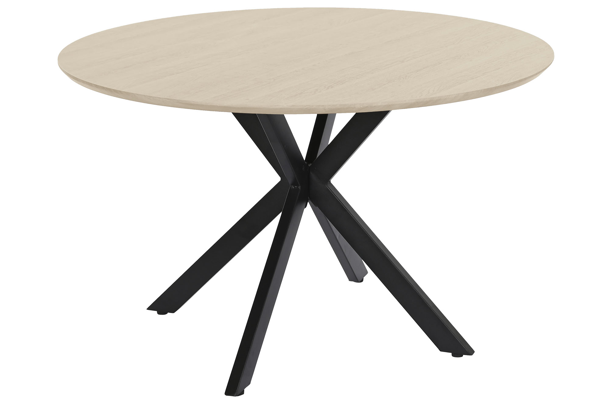 MESA COMEDOR MDF HIERRO 120X120X75 3CM. GROSOR