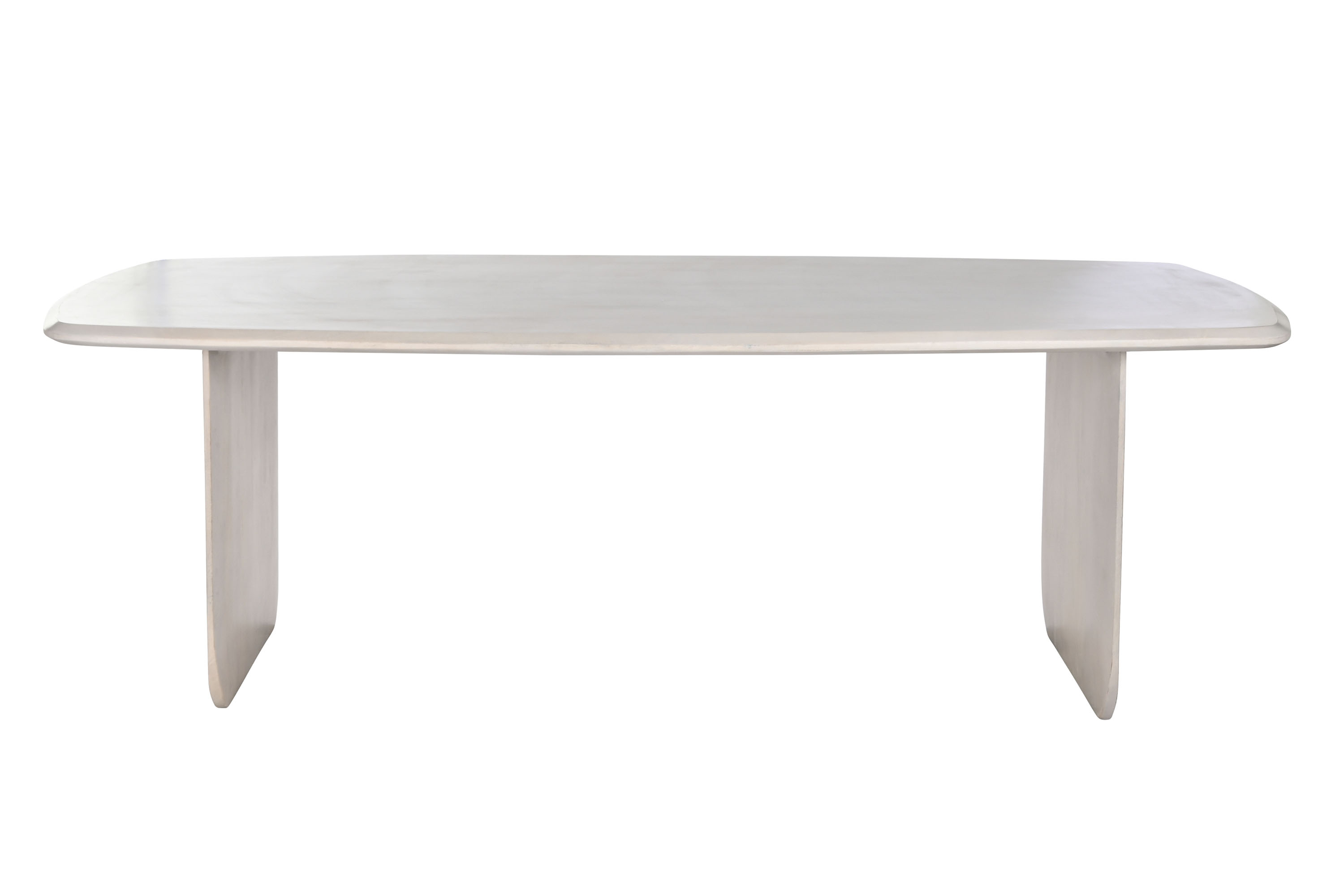 MESA COMEDOR MANGO 218X100X76 BLANCO