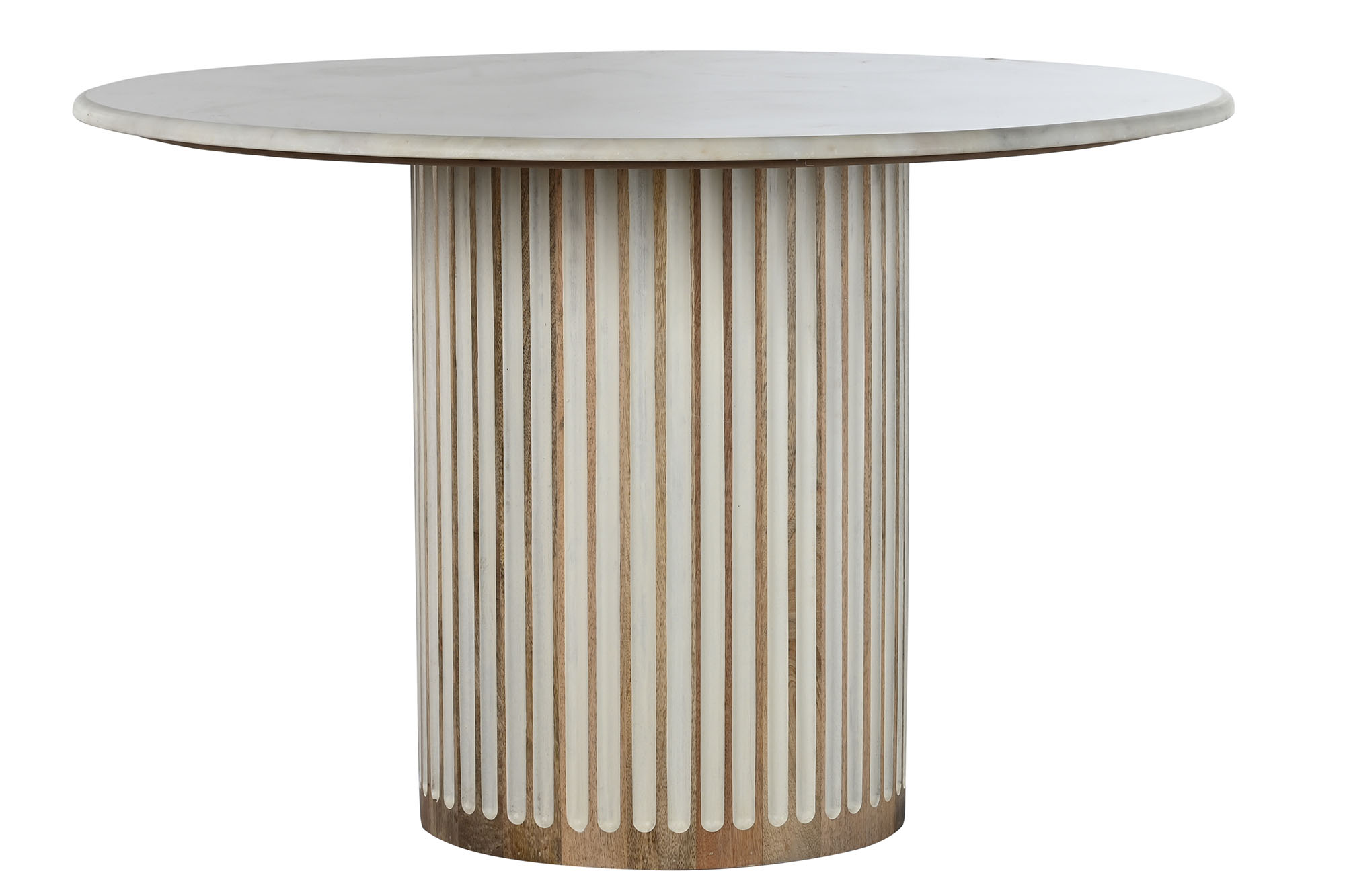 MESA REDONDA COMEDOR MANGO MARMOL 120X120X76