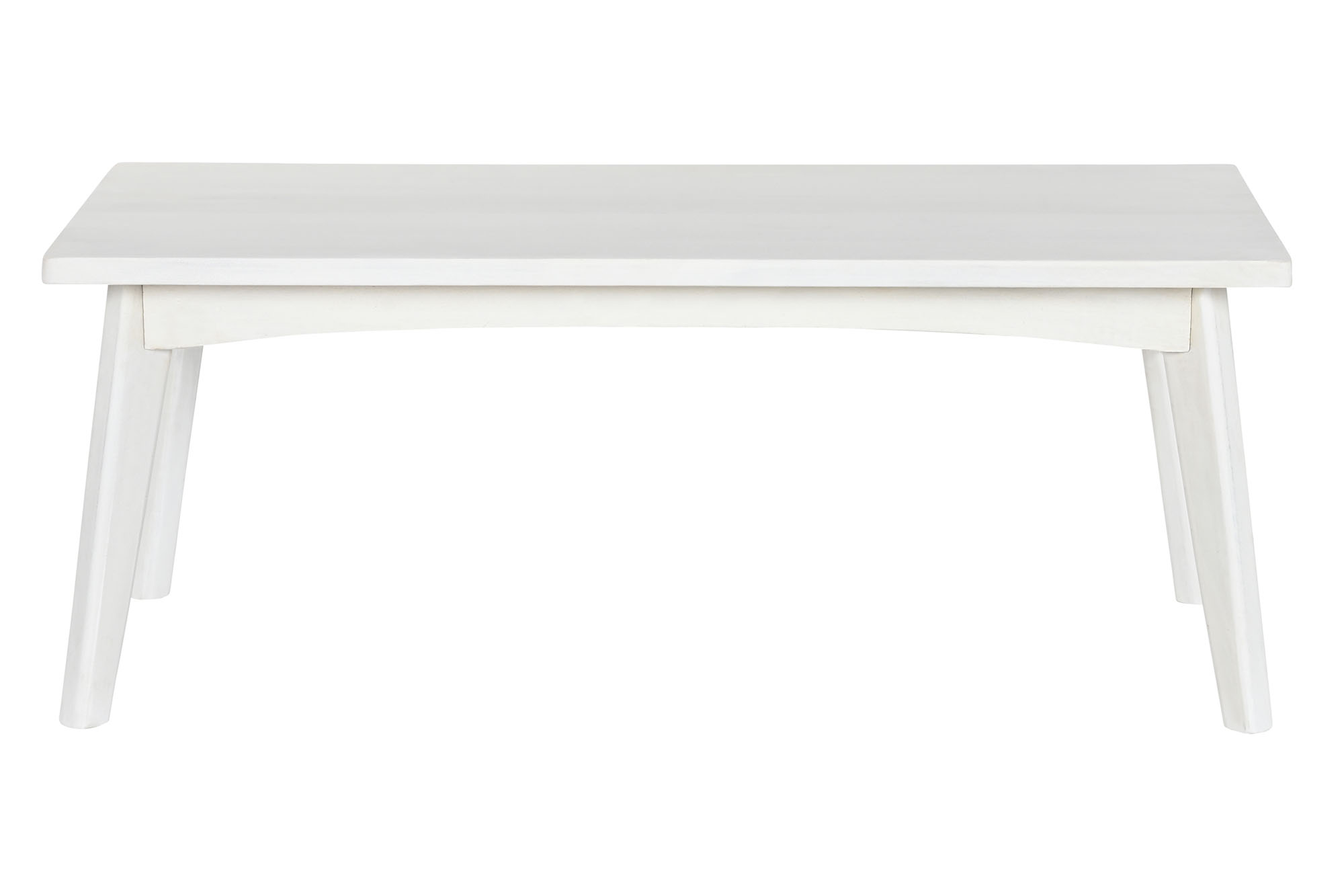 MESA CENTRO MANGO 115X55X45 BLANCO ROTO