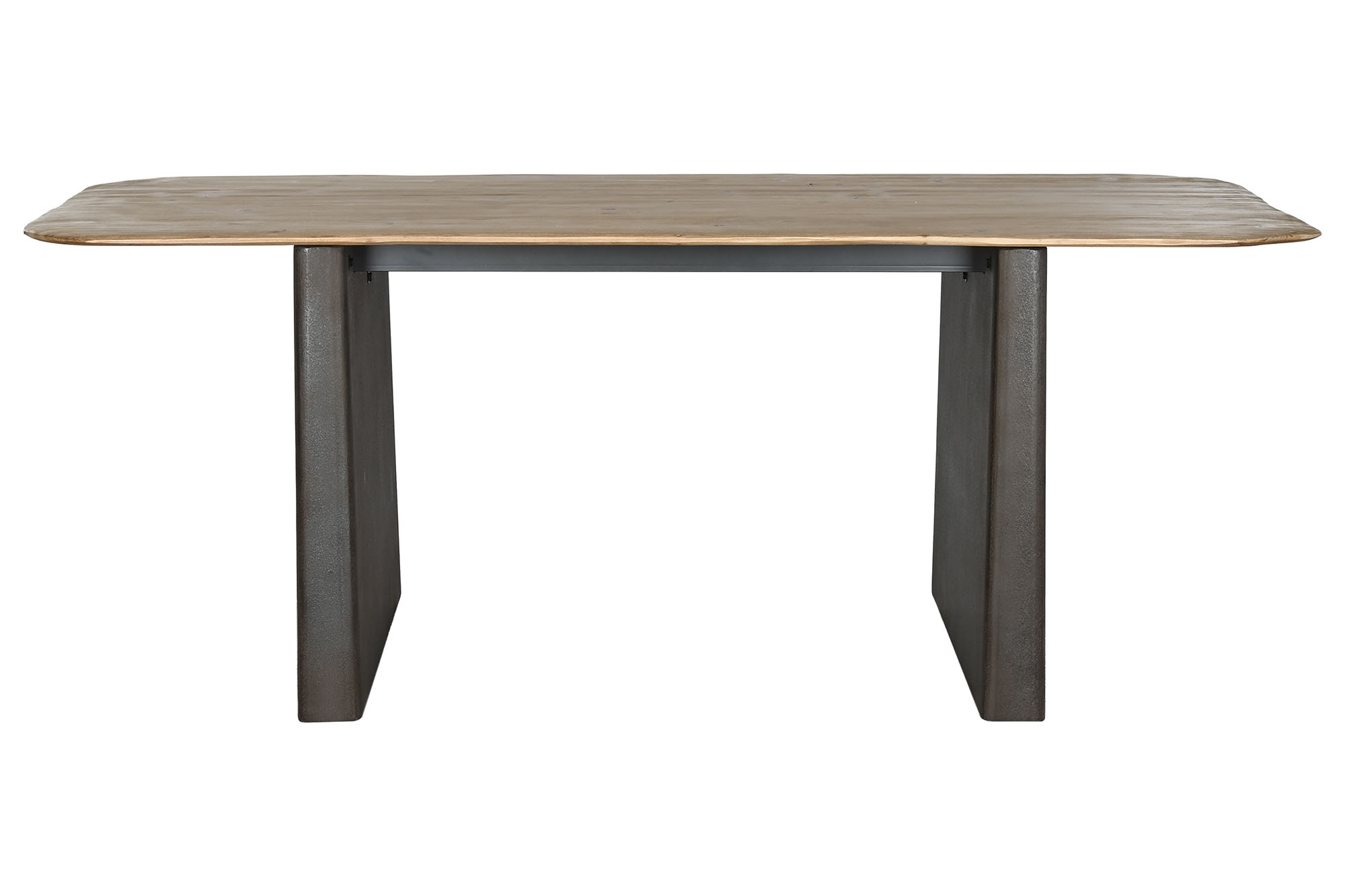MESA COMEDOR ABETO 200X90X75 MARRON OSCURO