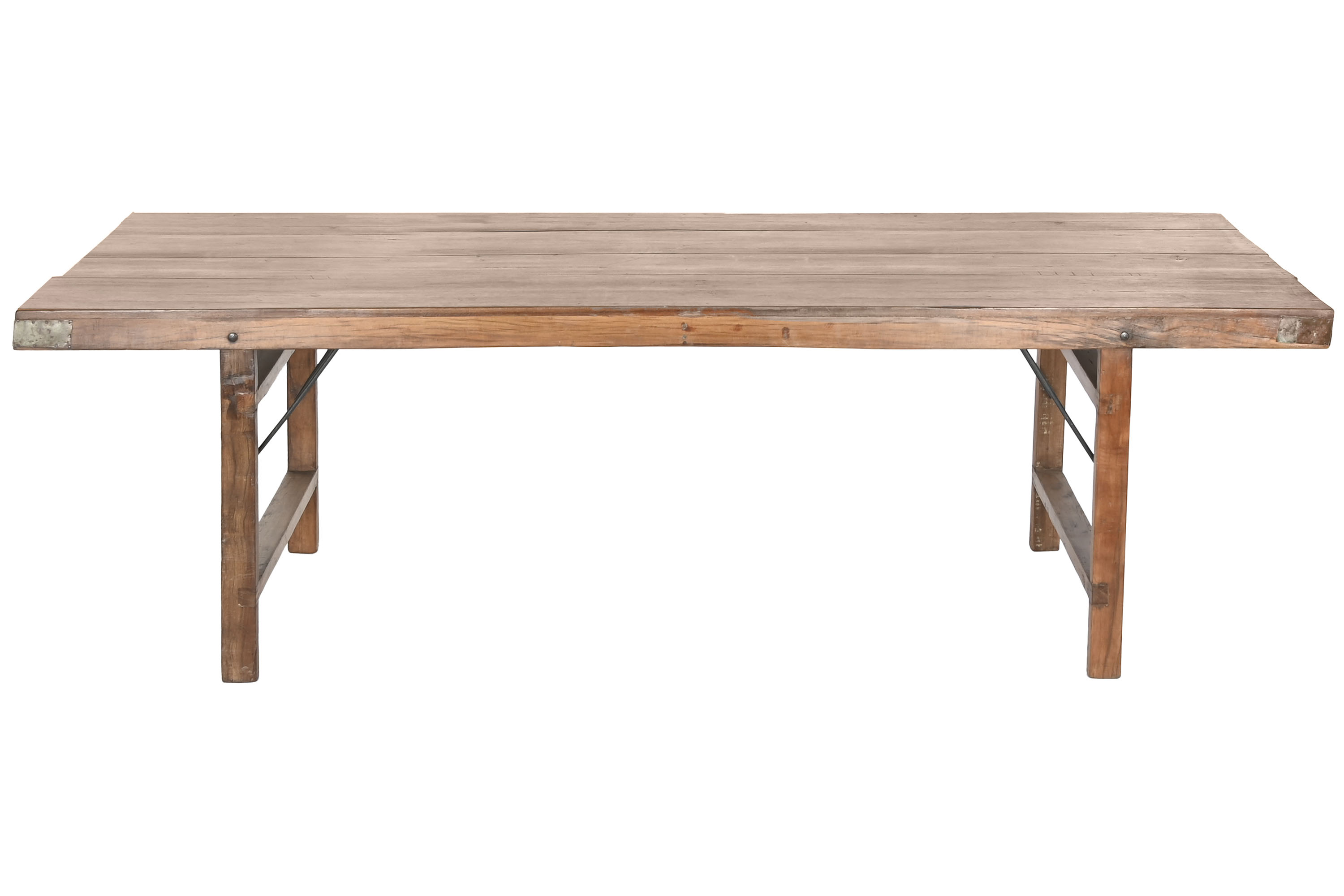MESA CENTRO PLEGABLE MADERA RECICLADA 148X74,5X45