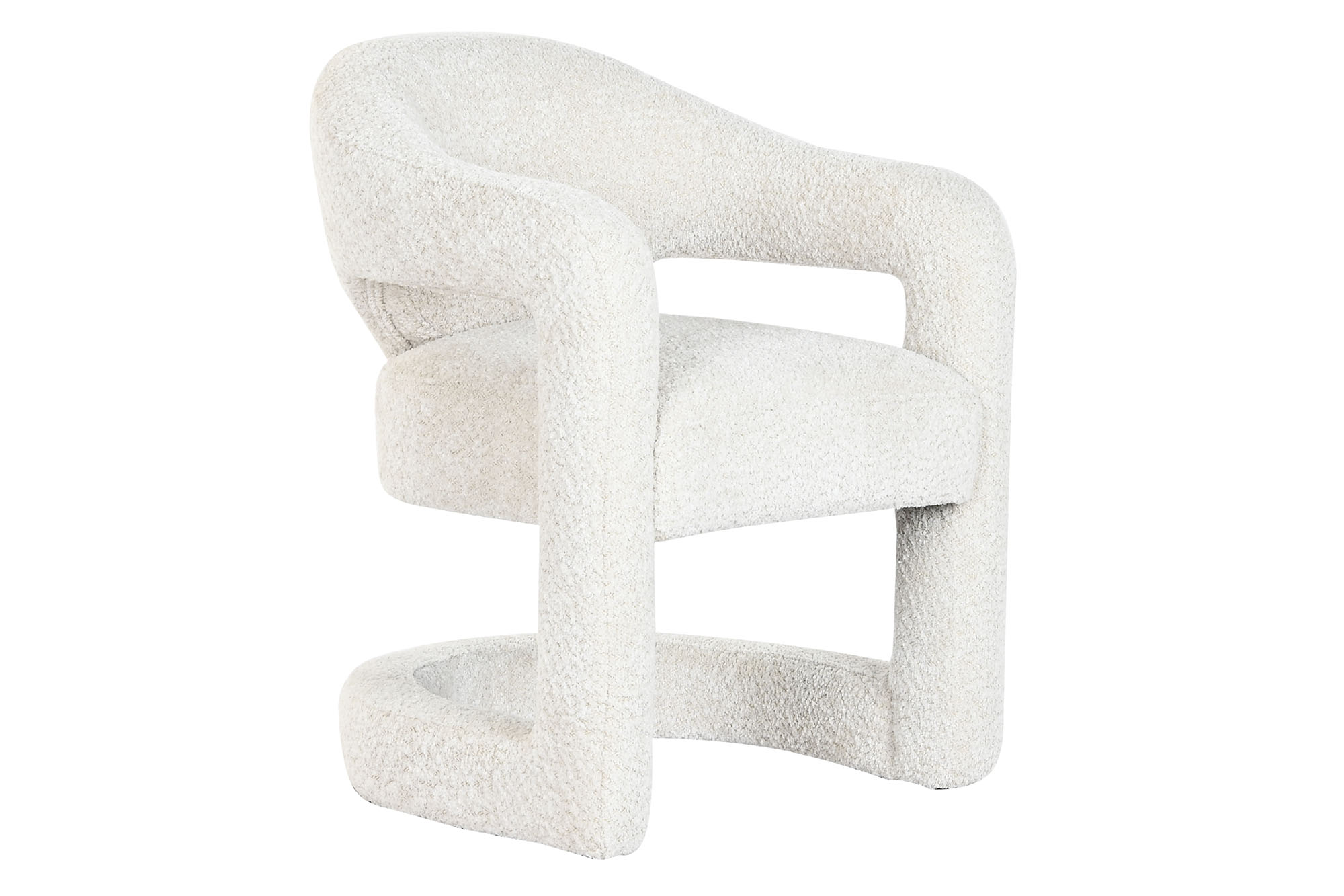 SILLON POLIESTER 66X65X82 BOUCLE CRUDO