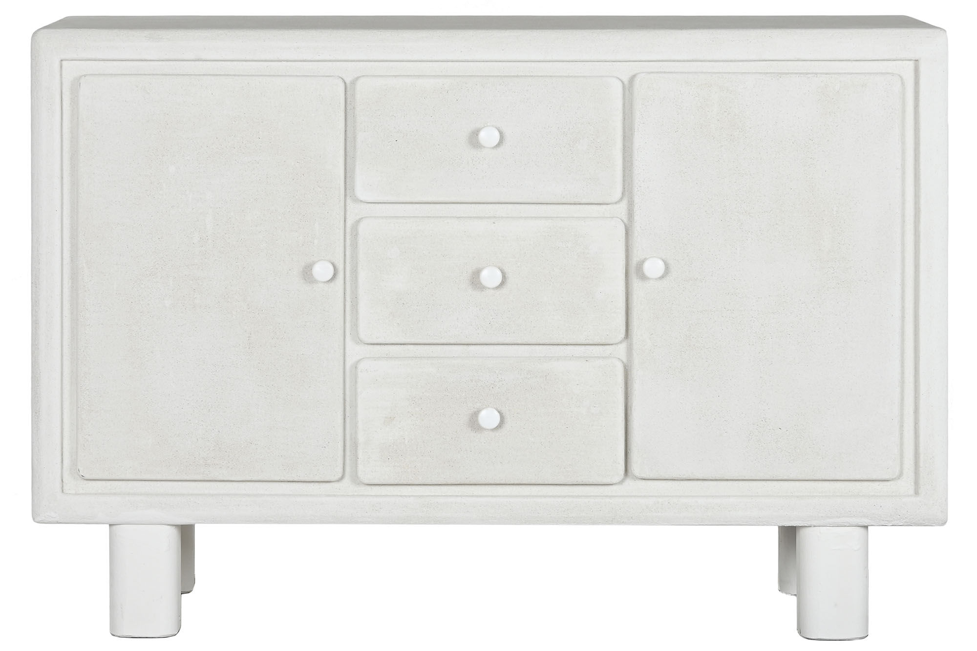 BUFFET MDF ABETO 120X38X80 RUGOSO BLANCO
