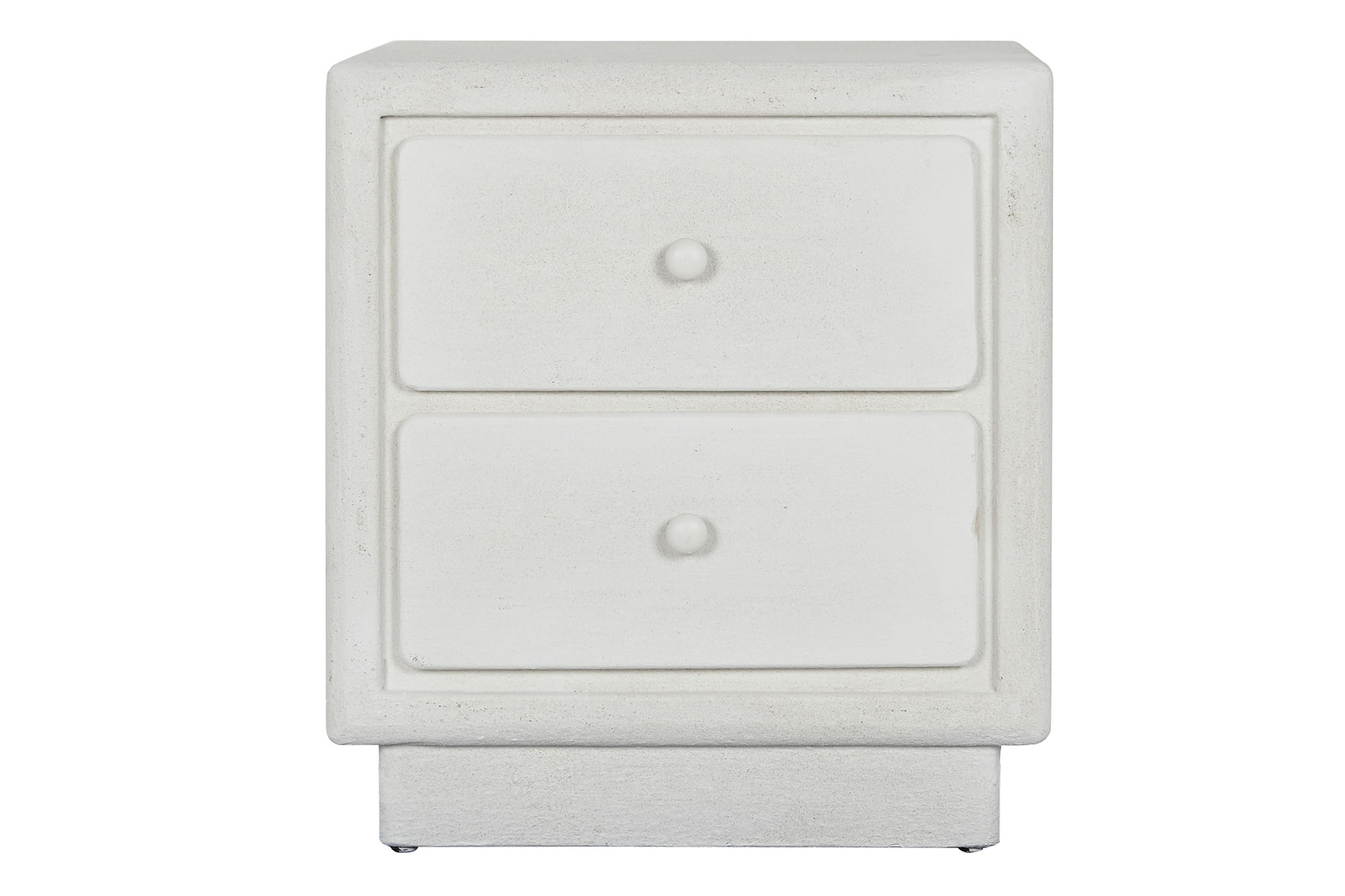 MESITA DE NOCHE MDF 48X36X53 RUGOSO BLANCO