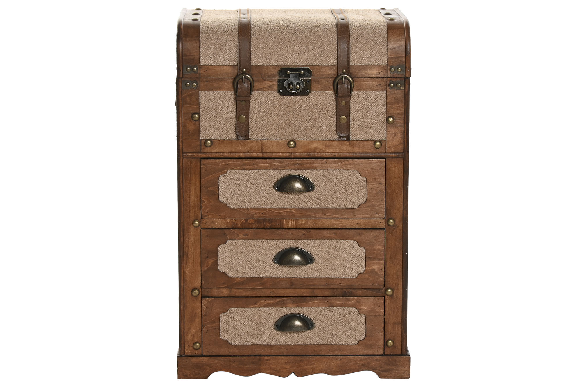 CAJONERA MADERA POLIESTER 45X35X71,5 BORREGUITO