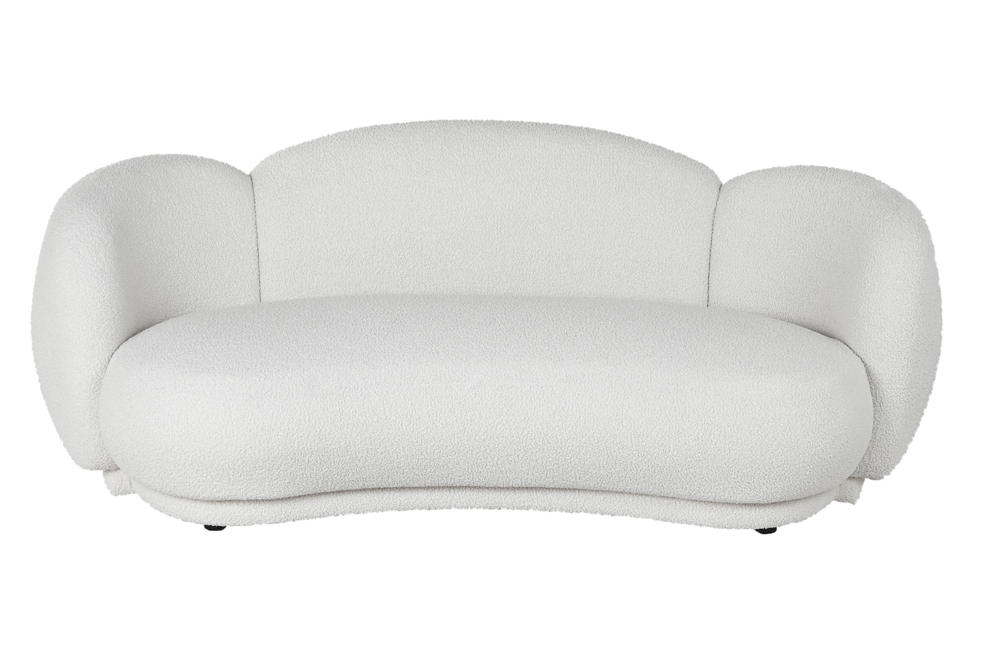 SOFA POLIESTER 195X103X74 NUBE BLANCO