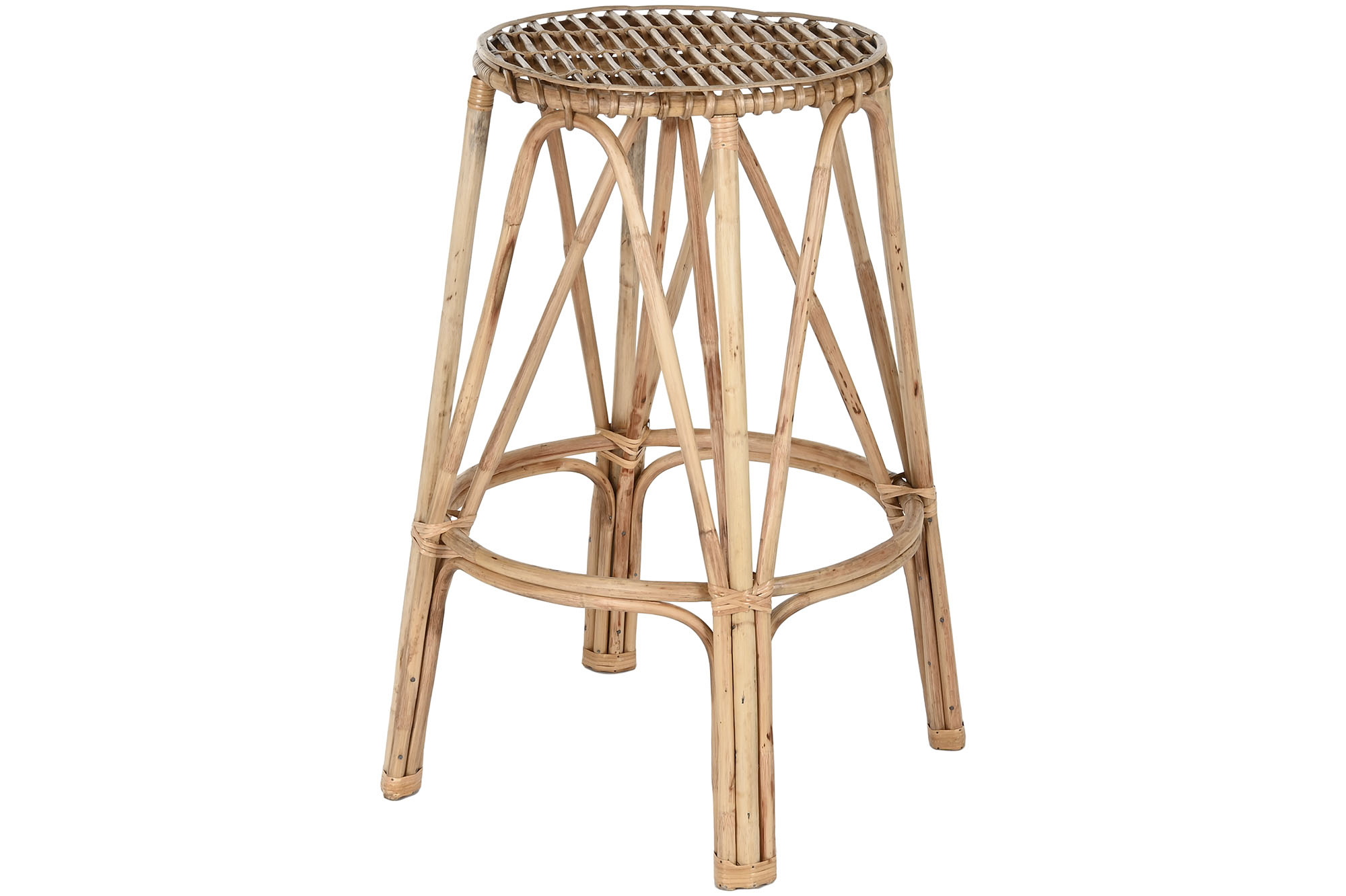 TABURETE MIMBRE 50X50X86 APILABLE NATURAL