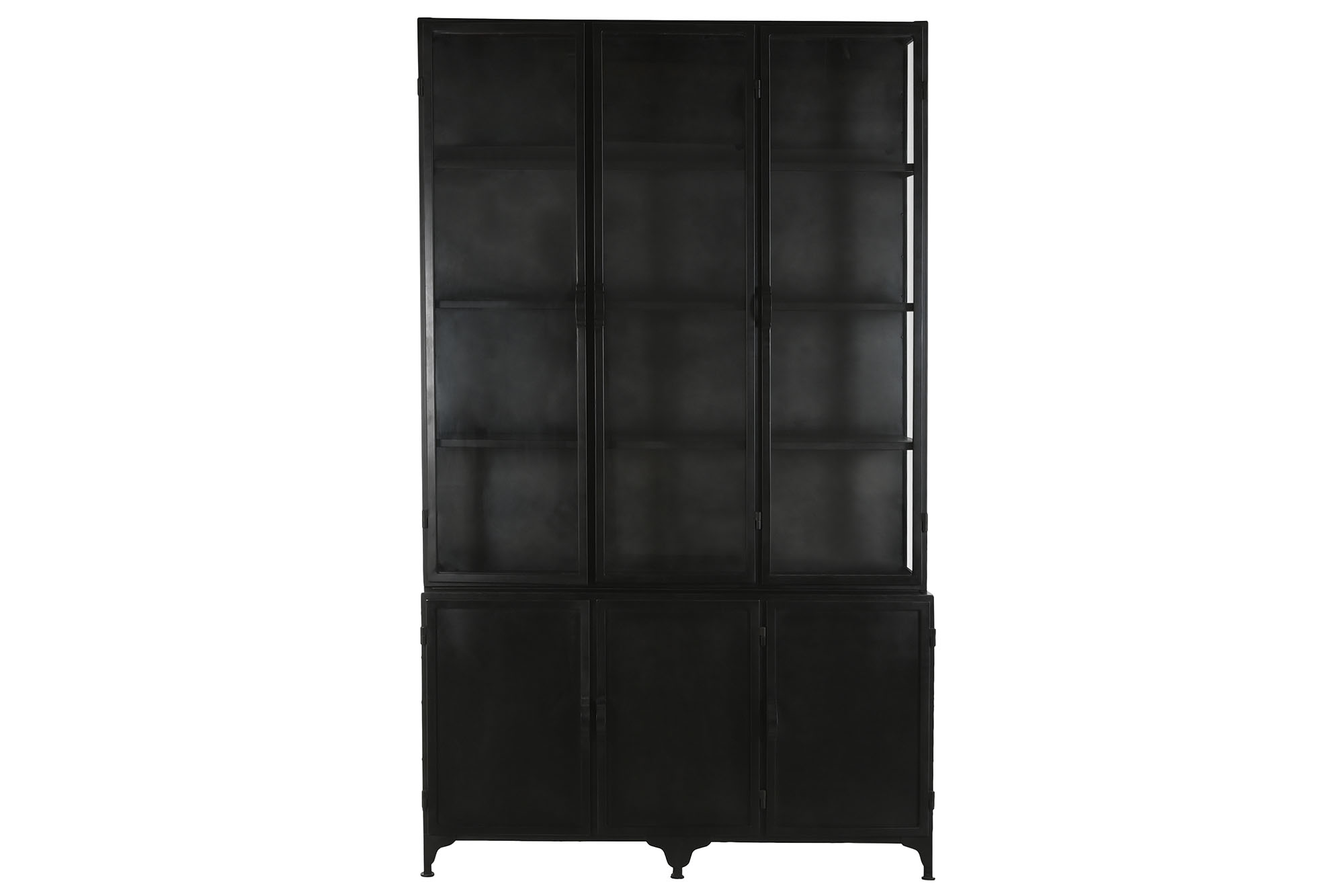 VITRINA METAL 142X47X240 XXL DOS CUERPOS