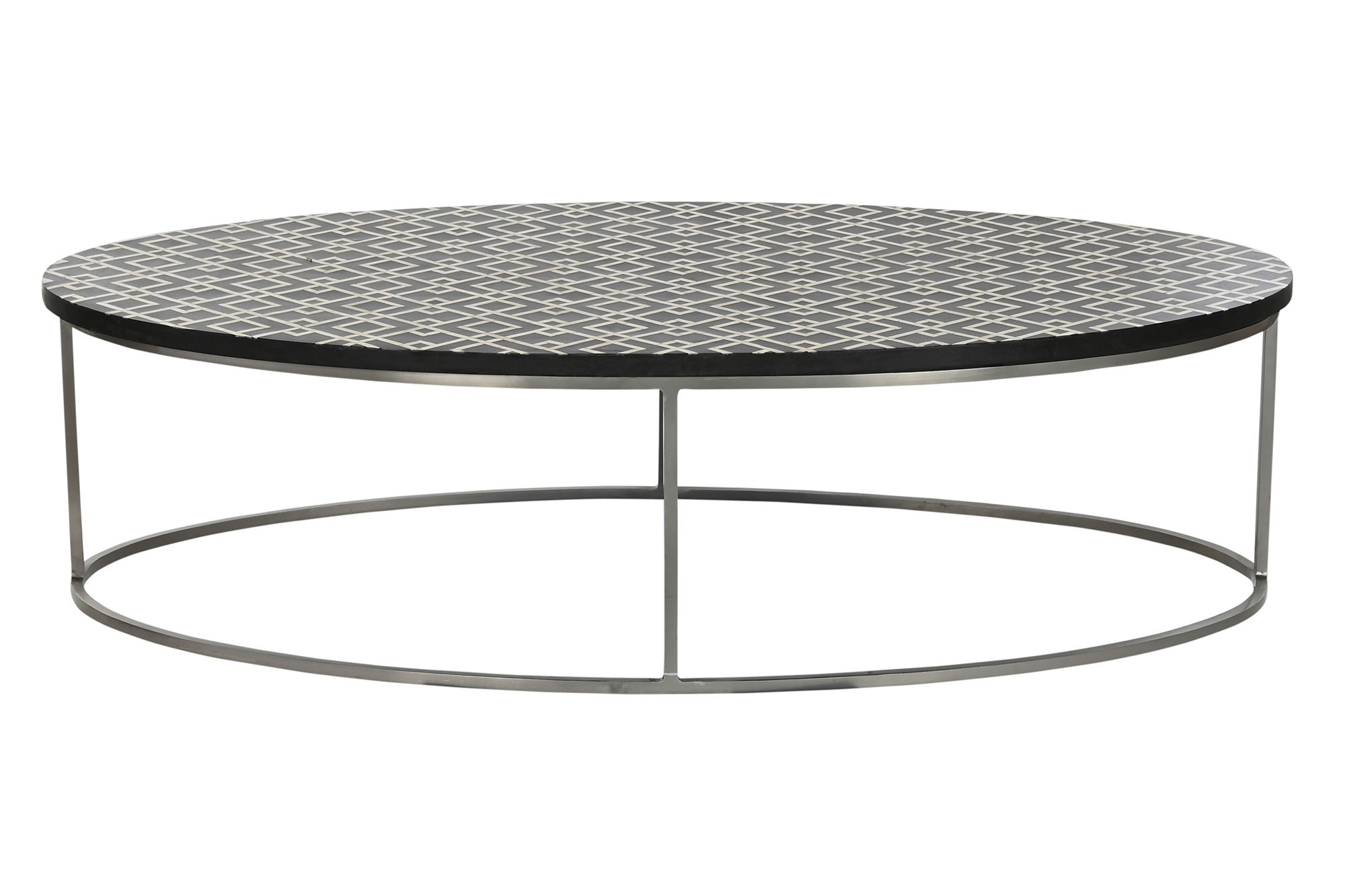 MESA CENTRO HUESO 150X80X40 TARACEA HECHO A MANO