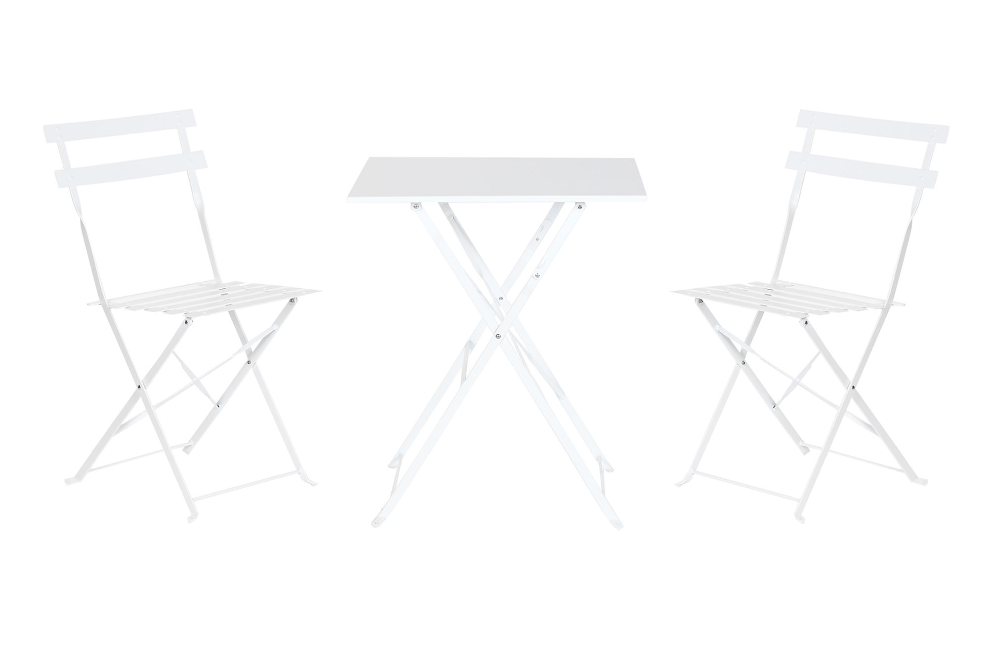 MESA SET 3 METAL 60X60X71 BLANCO