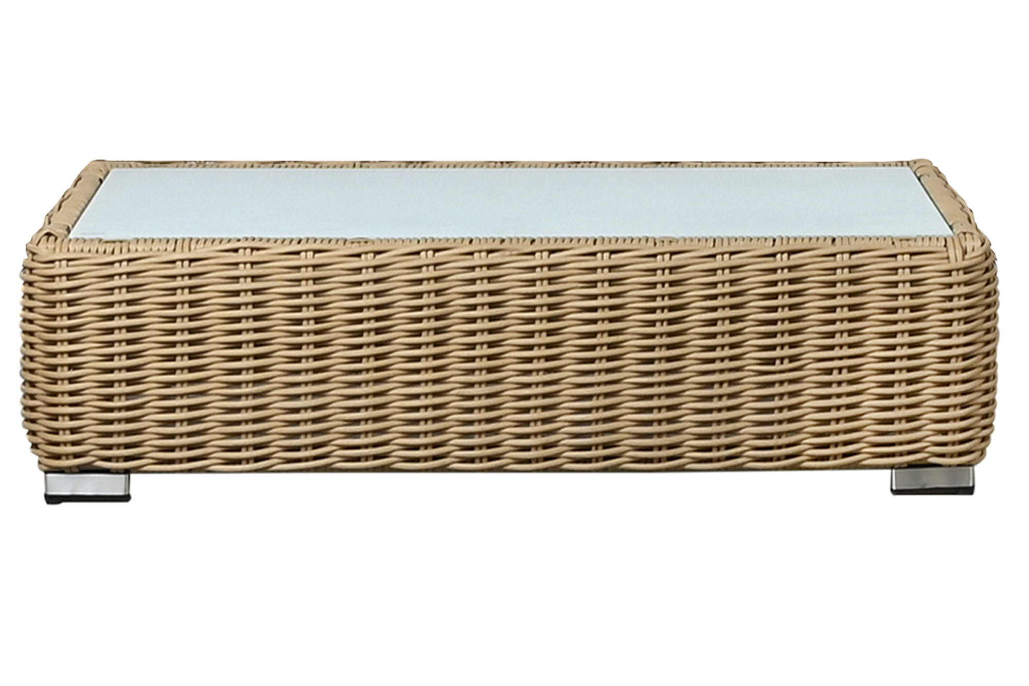 MESA CENTRO RATAN SINTETICO 110X60X35