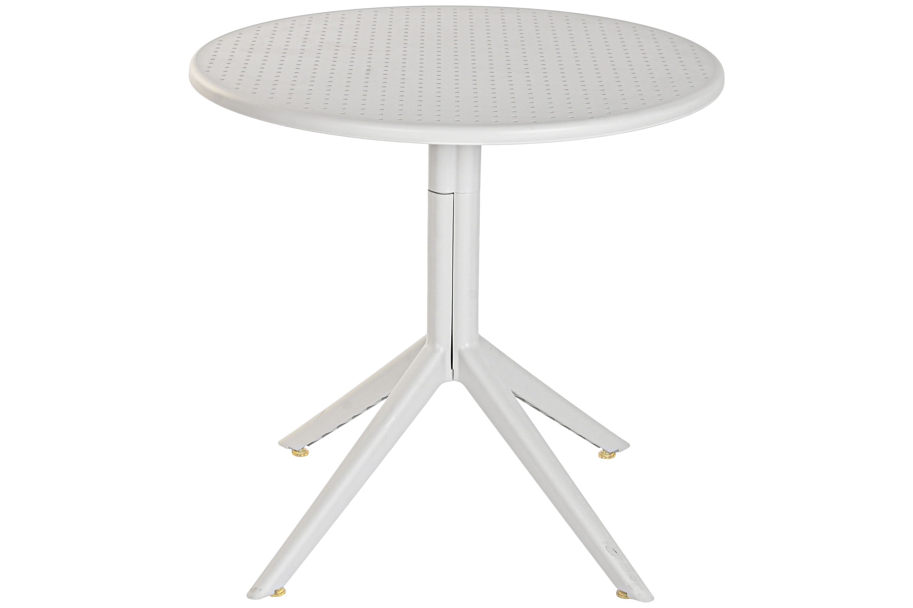 MESA METAL PP 80X80X75 RECICLADO GRIS