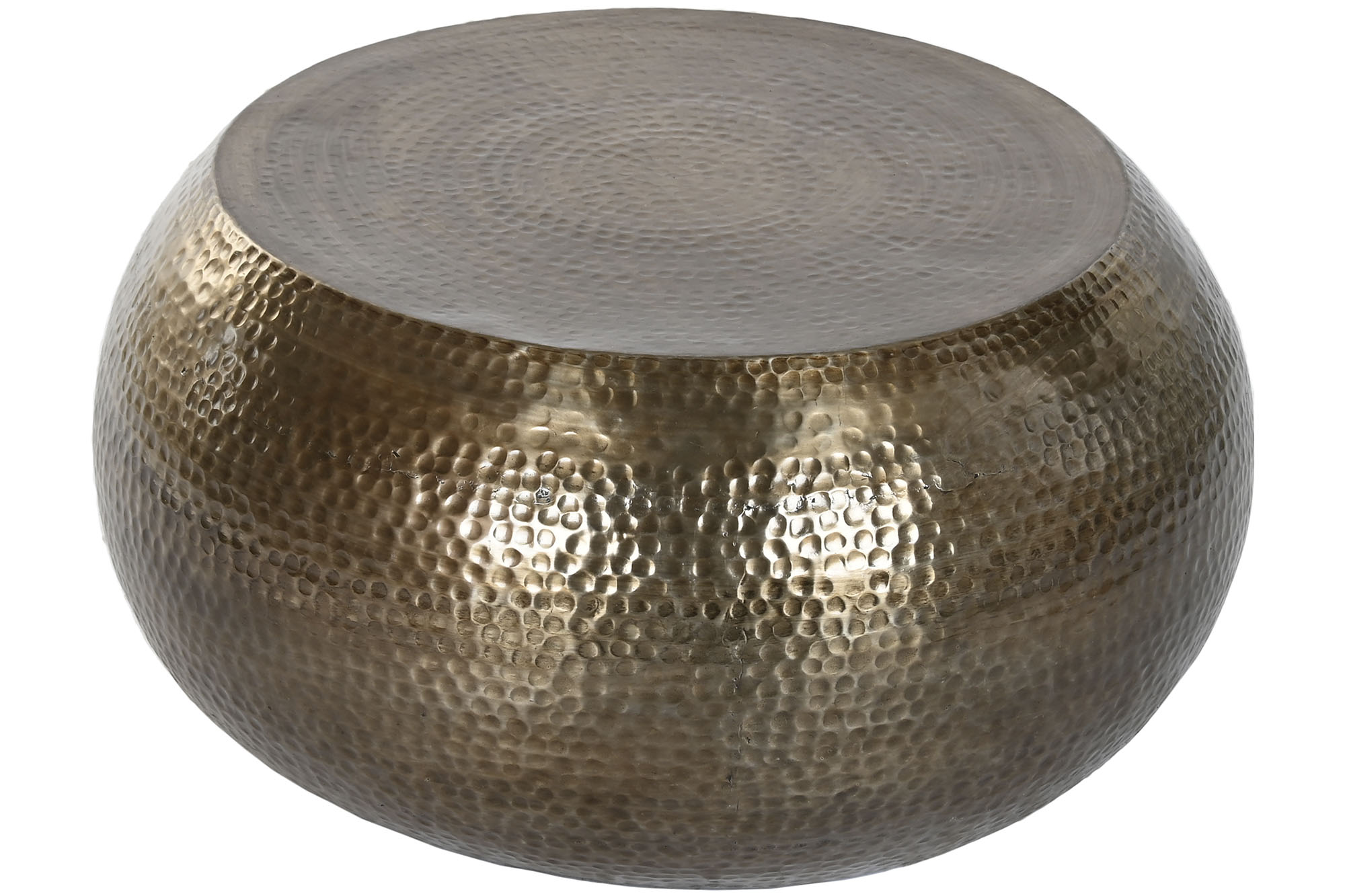 MESA CENTRO ALUMINIO 60X60X30 DORADO