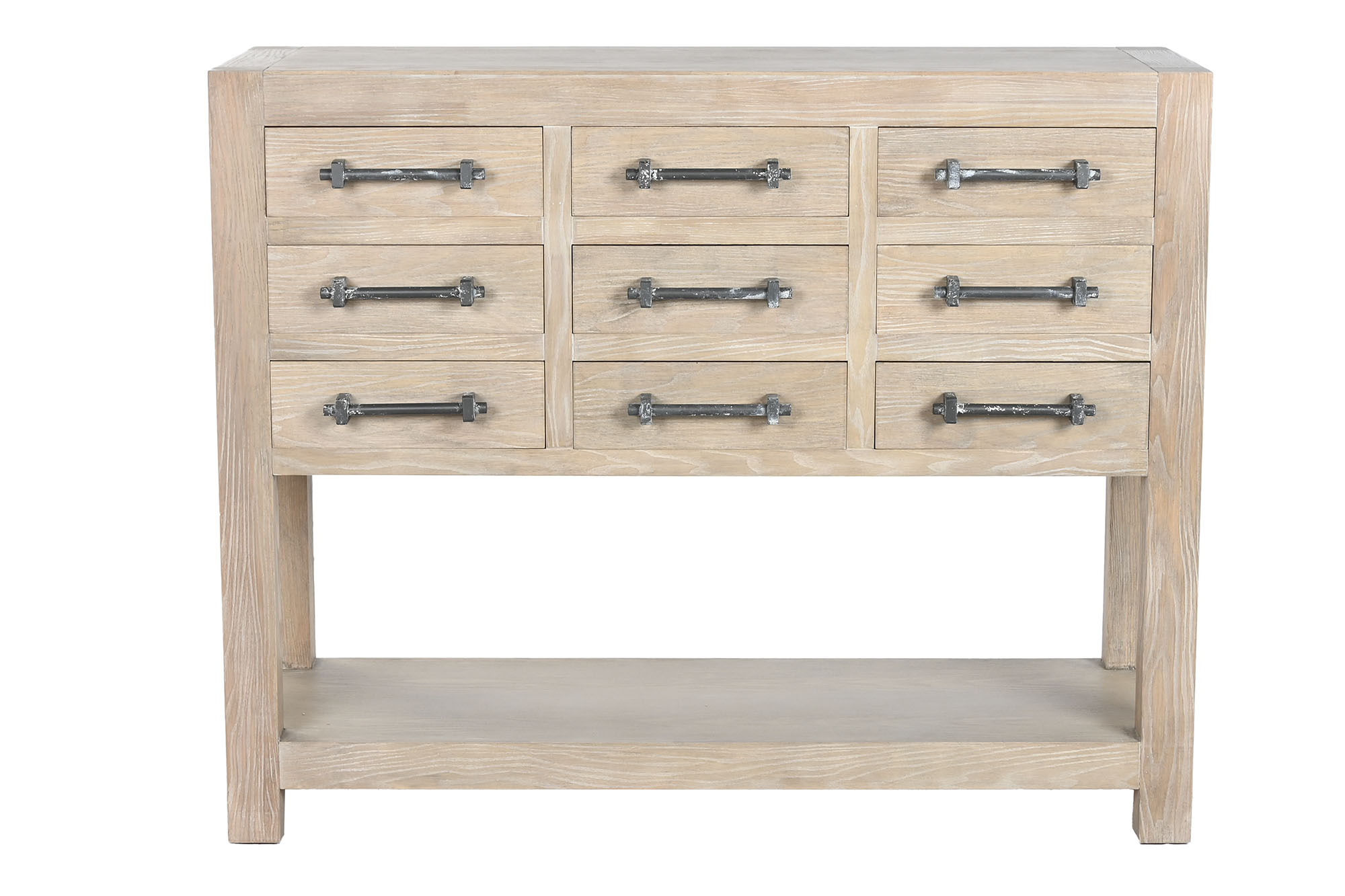 CONSOLA MADERA DE HEVEA 110X43X88 NATURAL