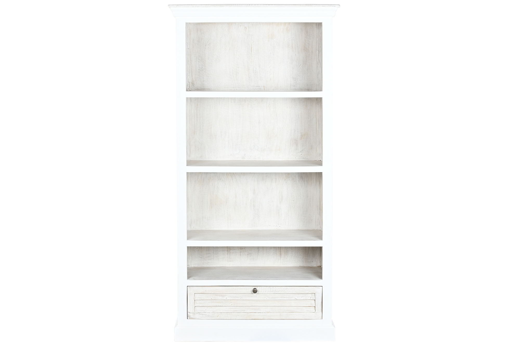 ESTANTERIA MANGO 90X40X180 DESGASTADO BLANCO
