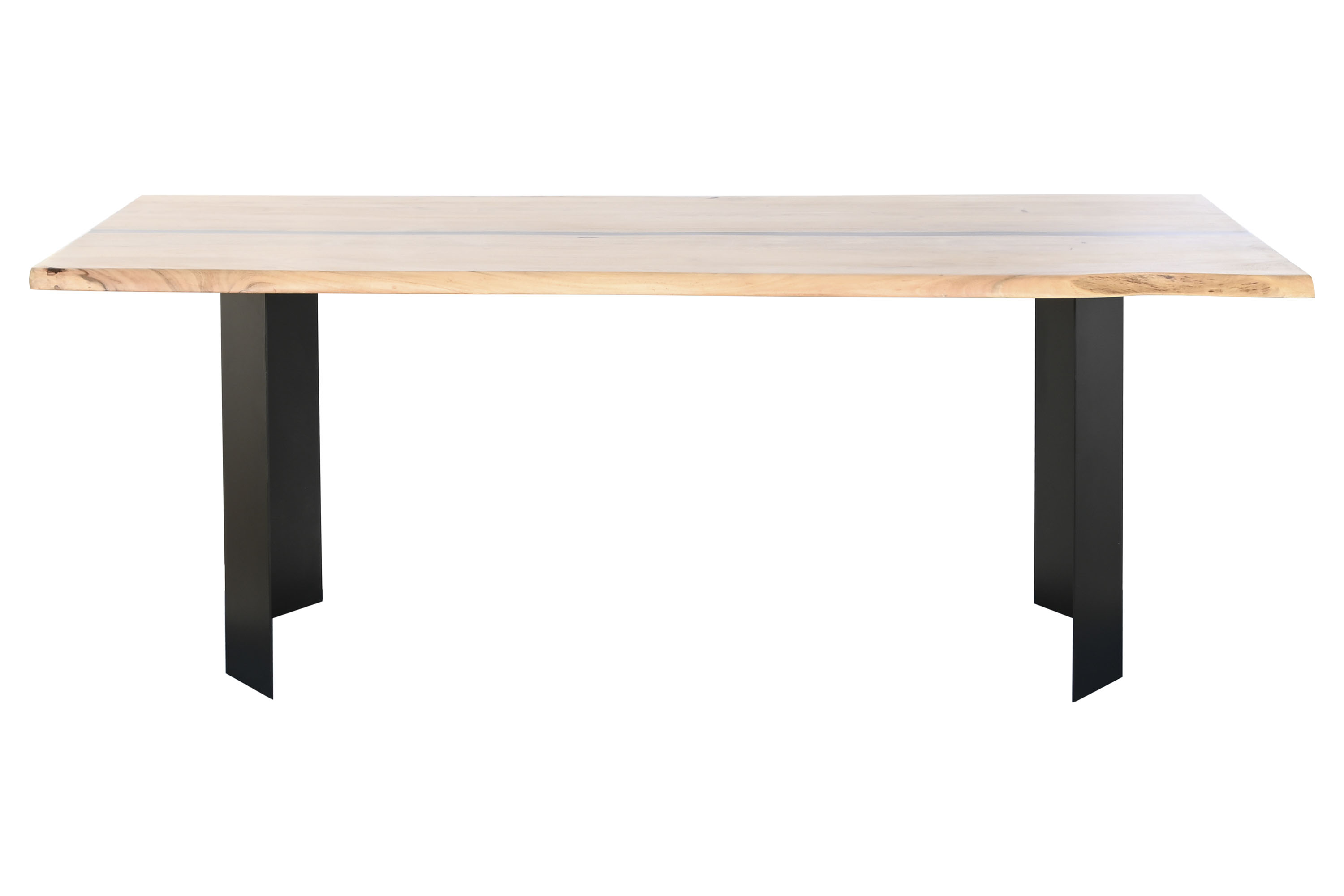 MESA COMEDOR ACACIA METAL 200X100X76
