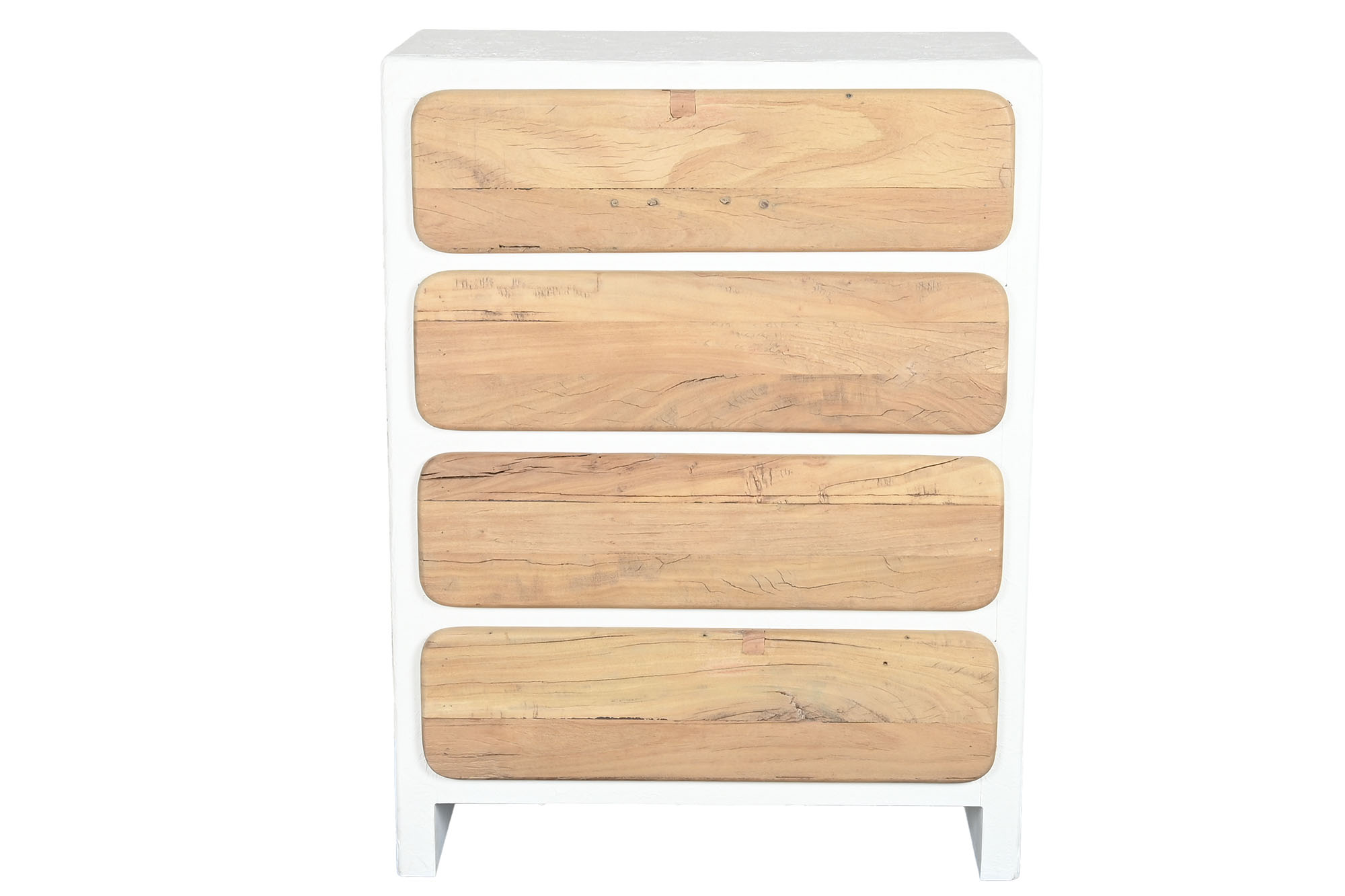 CHIFONIER MADERA RECICLADA MANGO 80X42X106 BLANCO