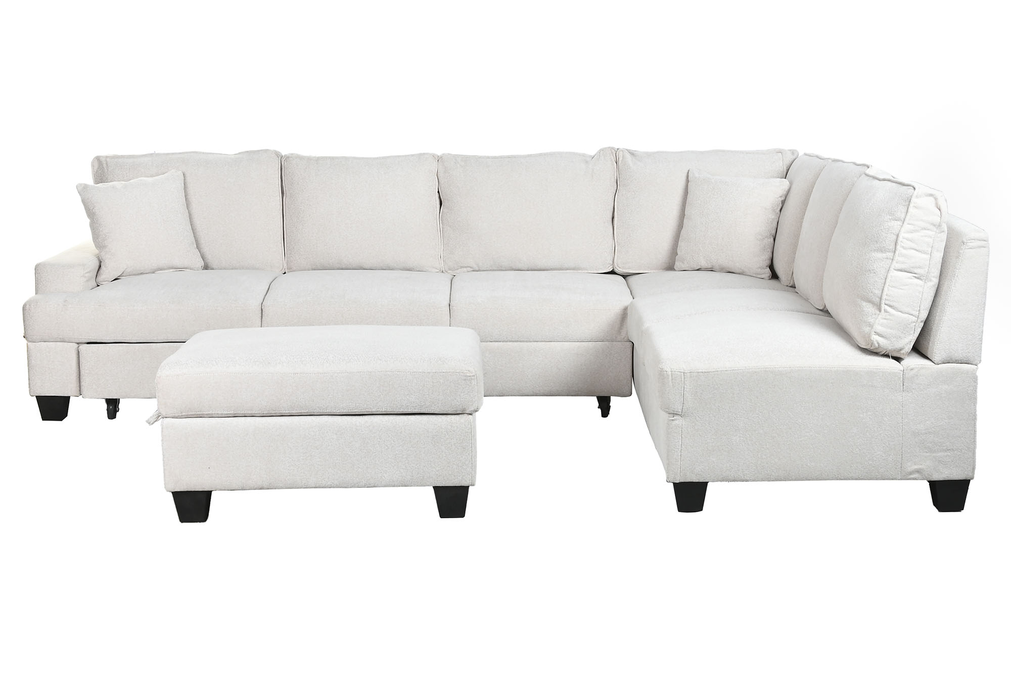 SOFA CAMA POLIESTER 285X260X90 BEIGE