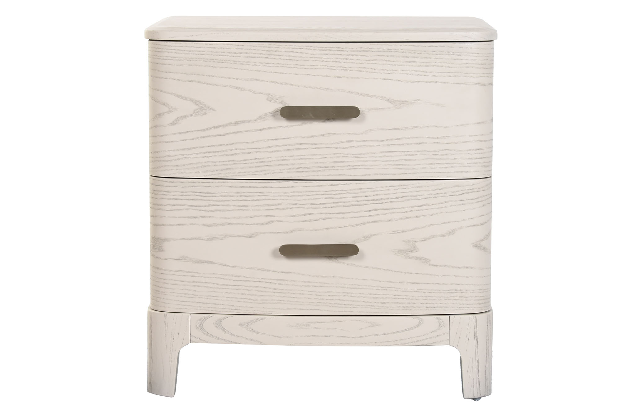MESITA DE NOCHE METAL MDF 53X42X56,2 GRIS CLARO