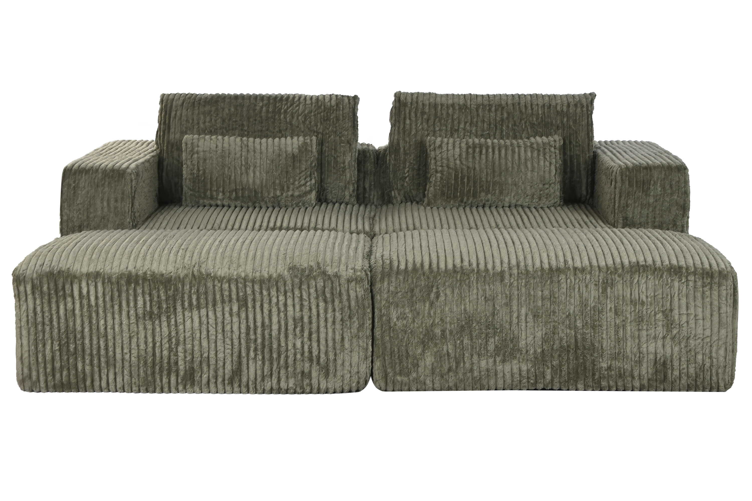 SOFA POLIESTER FOAM 220X158X91 PANA VERDE
