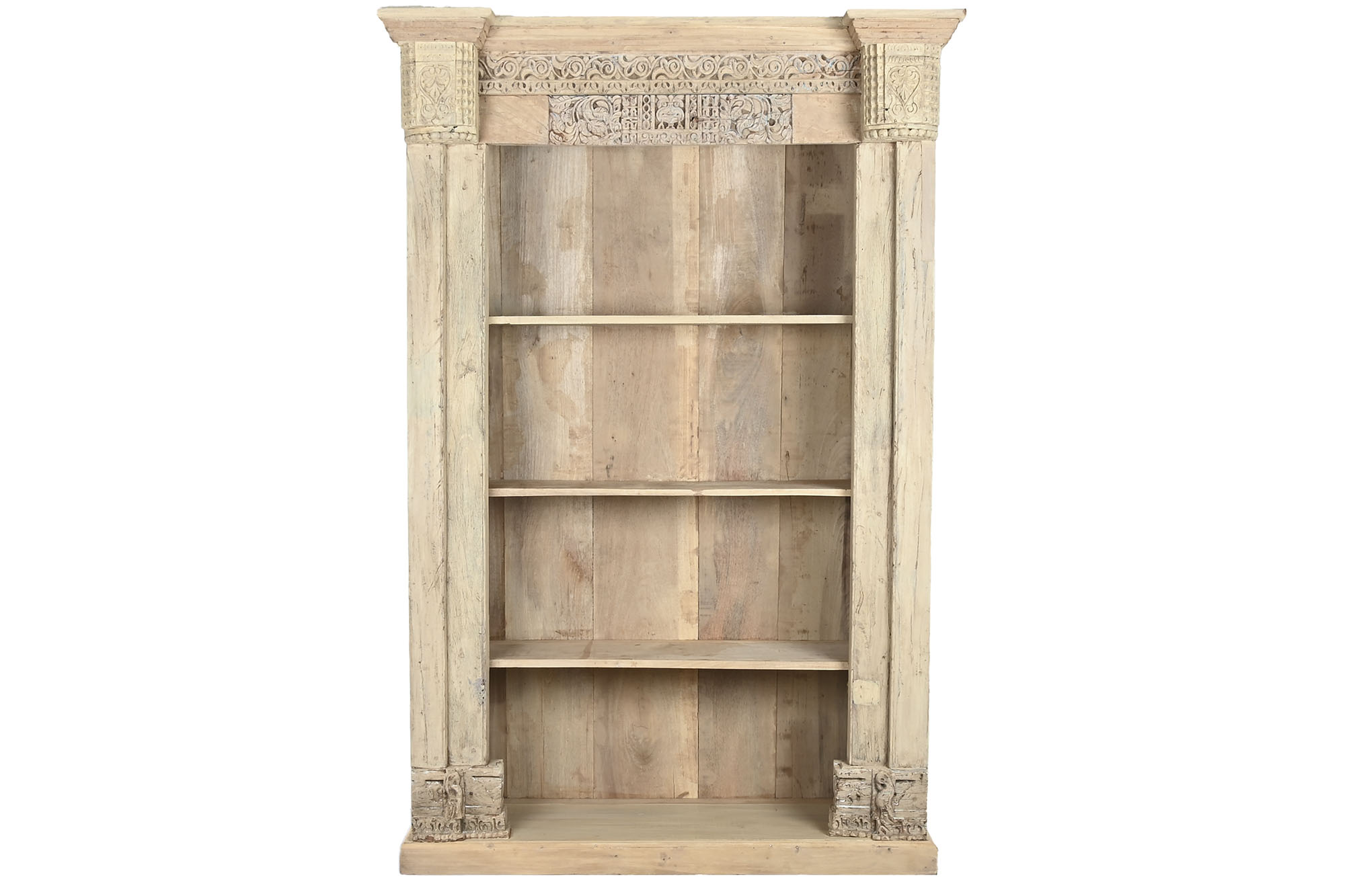 ESTANTERIA TECA 150X60X210 TALLAS ANTIGUAS NATURAL