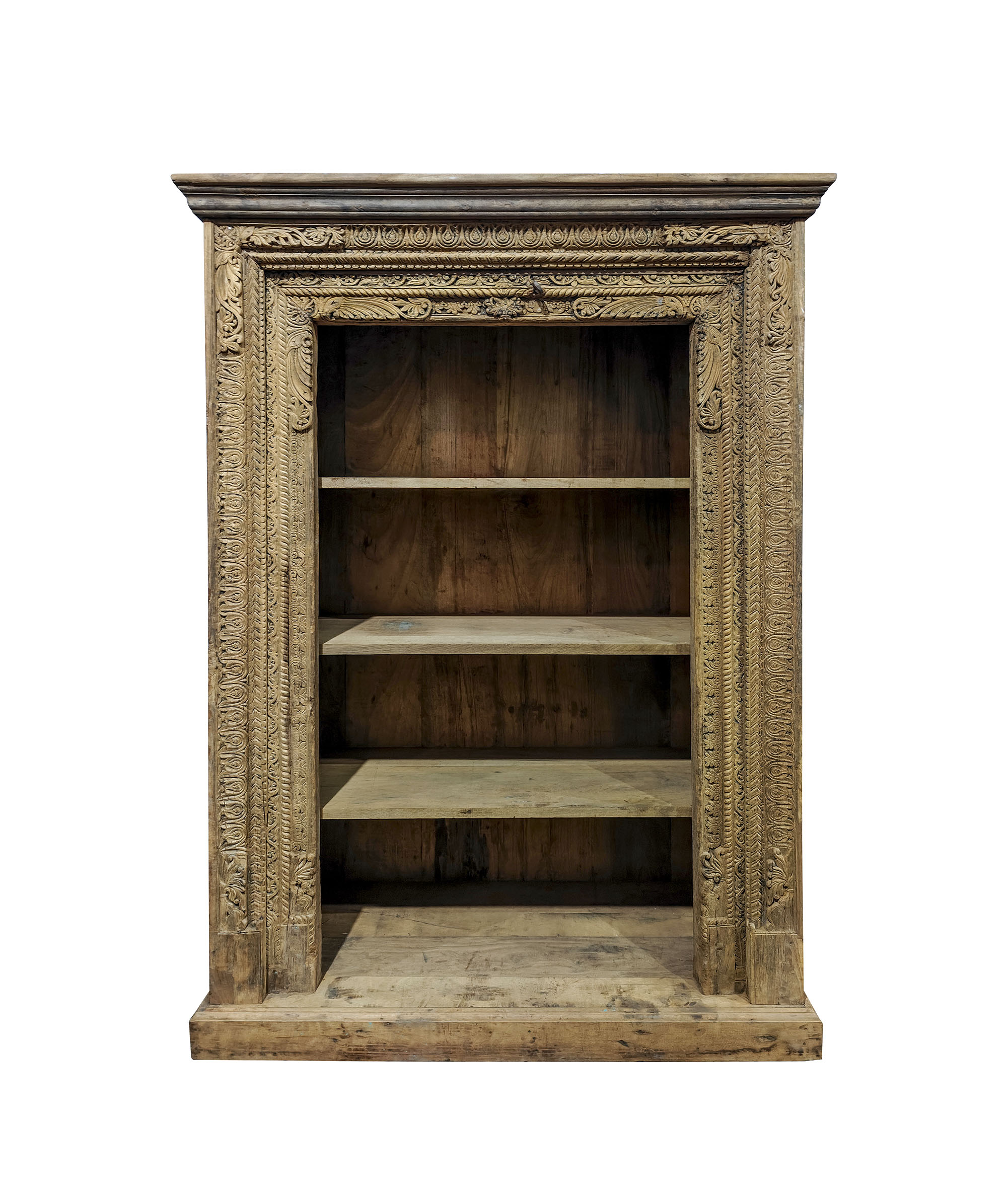 ESTANTERIA TECA 120X50X180 TALLAS ANTIGUAS NATURAL
