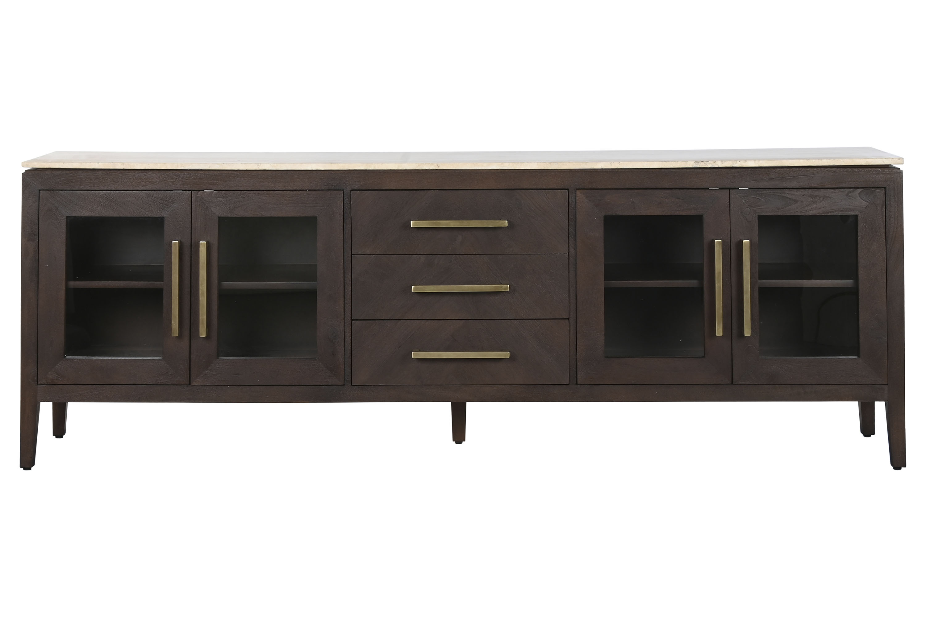 BUFFET MANGO MARMOL 200X40X70 TRAVERTINO