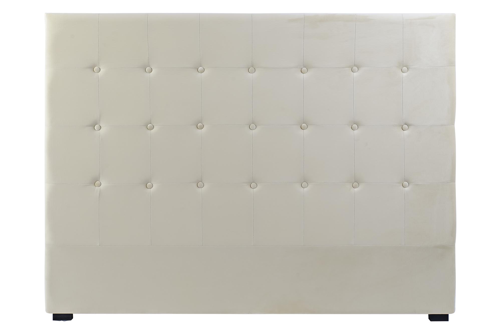 CABECERO CAMA POLIESTER MDF 159X8X119 CREMA