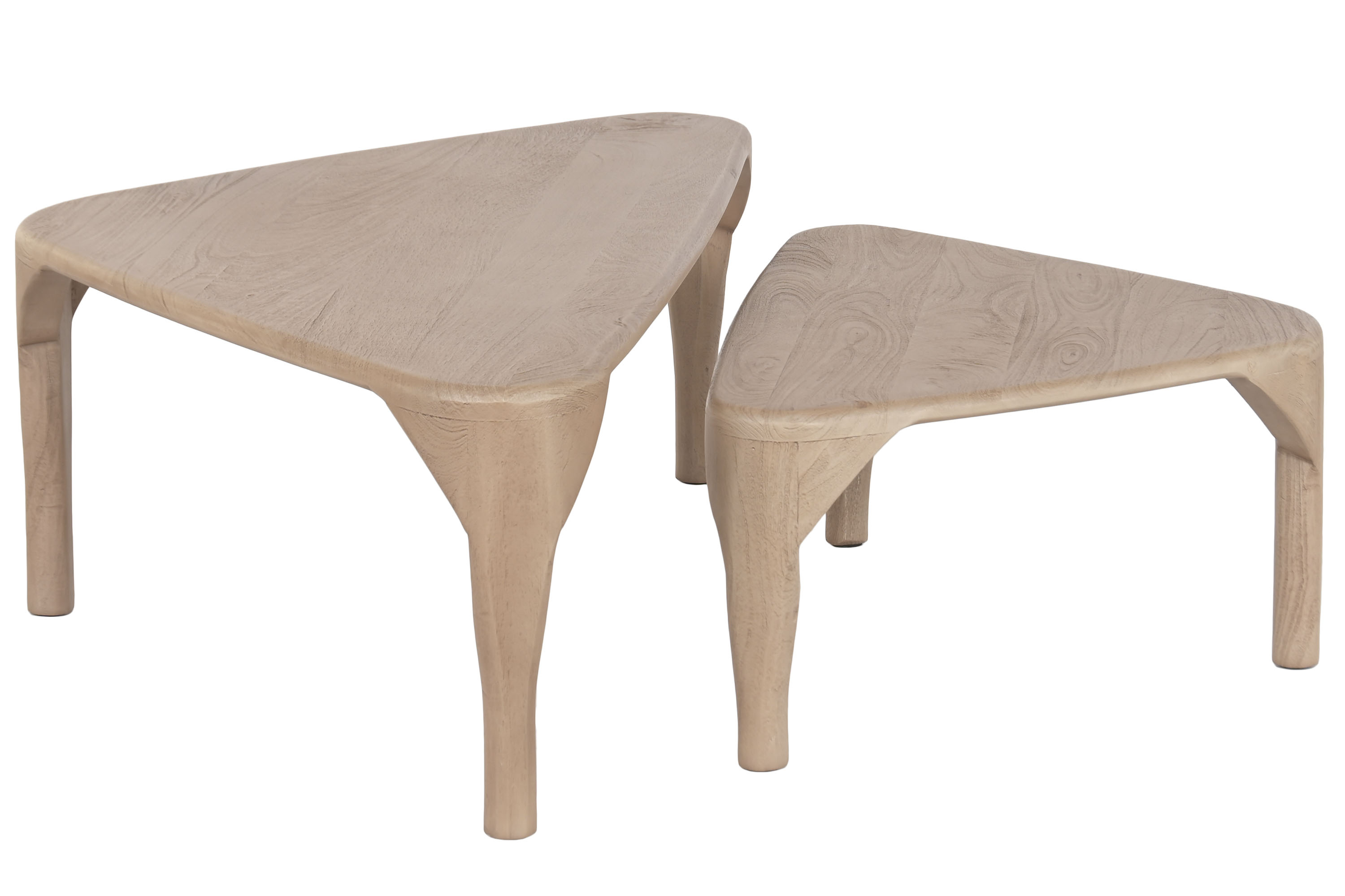 MESA CENTRO SET 2 MANGO 110X60X37 NATURAL