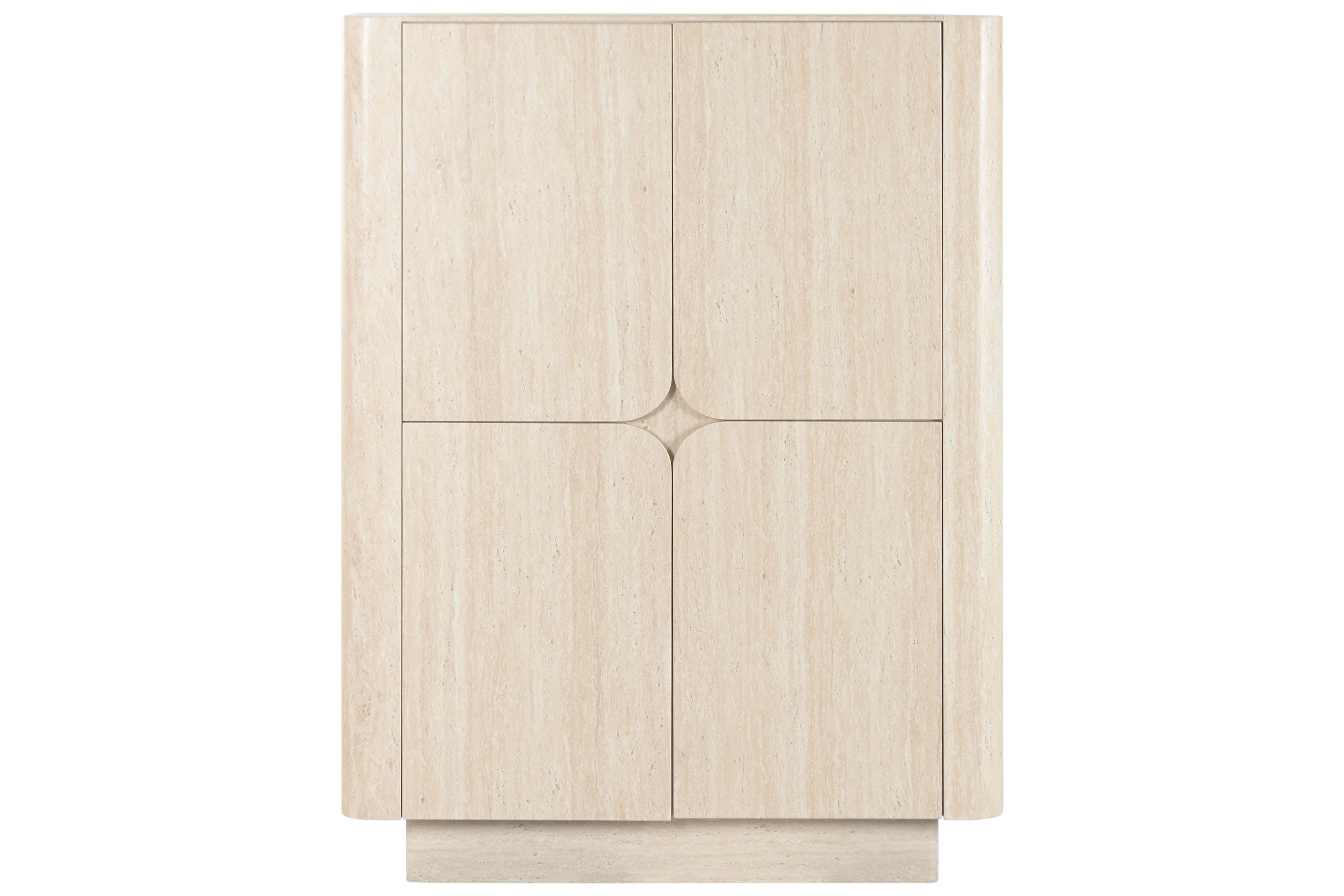 ARMARIO MADERA SIMIL 100X40X134 TRAVERTINO BEIGE